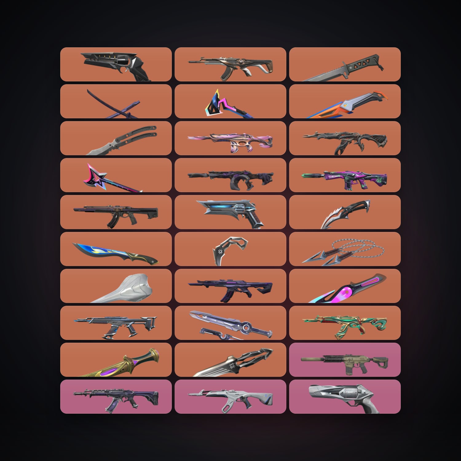EU Plat 1 locker — 15 knives, 125 skins, lvl 384 — HabibiAccounts