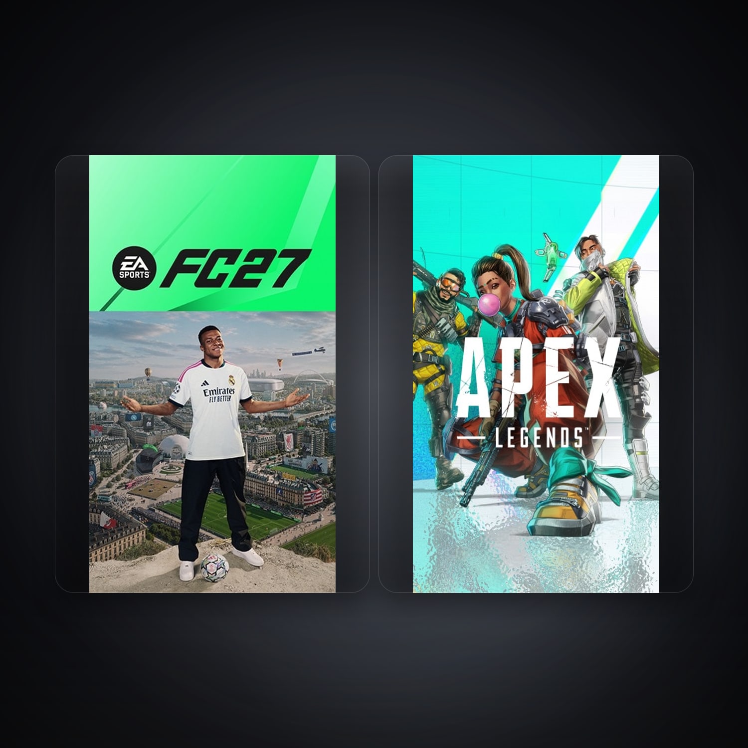 هالحساب إي إيه فيه EA Sports FC 27 وApex Legends، IT — HabibiAccounts