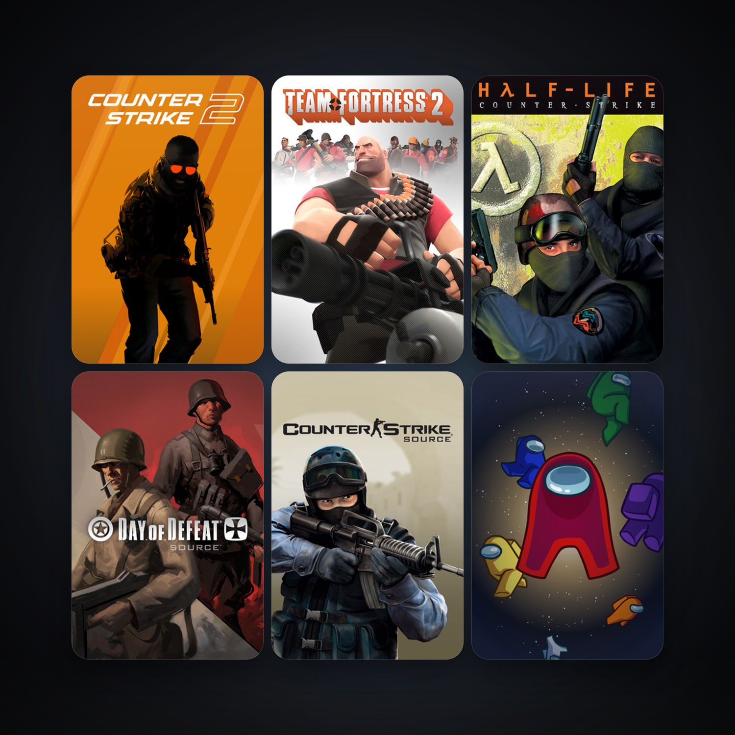 Counter-Strike + Counter-Strike: Source, 20 games, Steam 12, clean — HabibiAccounts