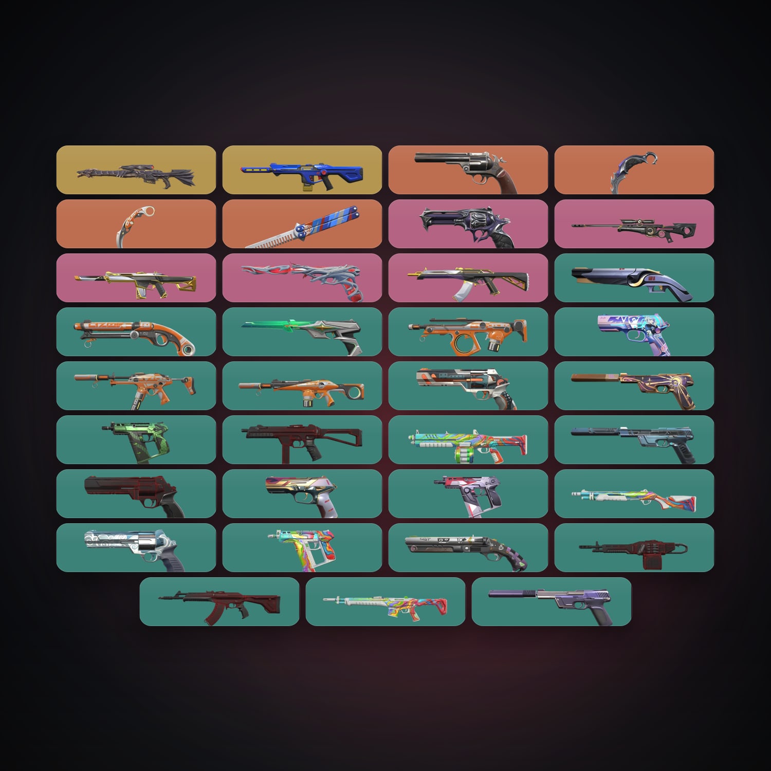 EU Plat 1 locker — 3 knives, 35 skins, lvl 272 — HabibiAccounts