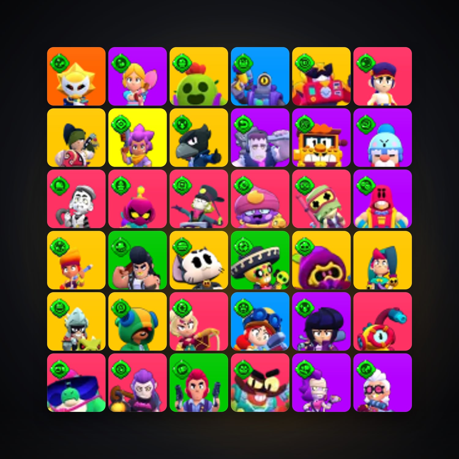 105 Brawlers | 65.2K Trophies — Supercell Account — HabibiAccounts