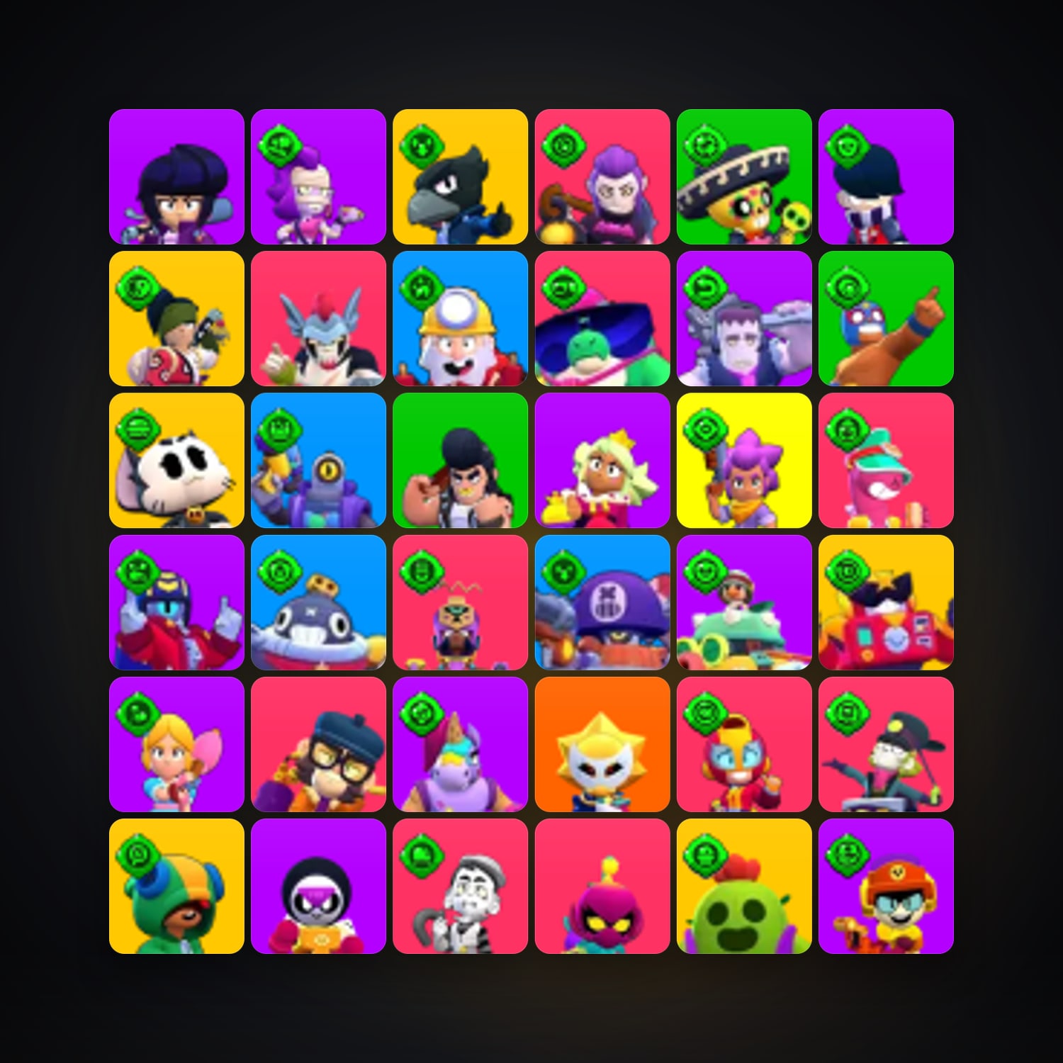 105 Brawlers | 65.4K Trophies — Supercell Account — HabibiAccounts