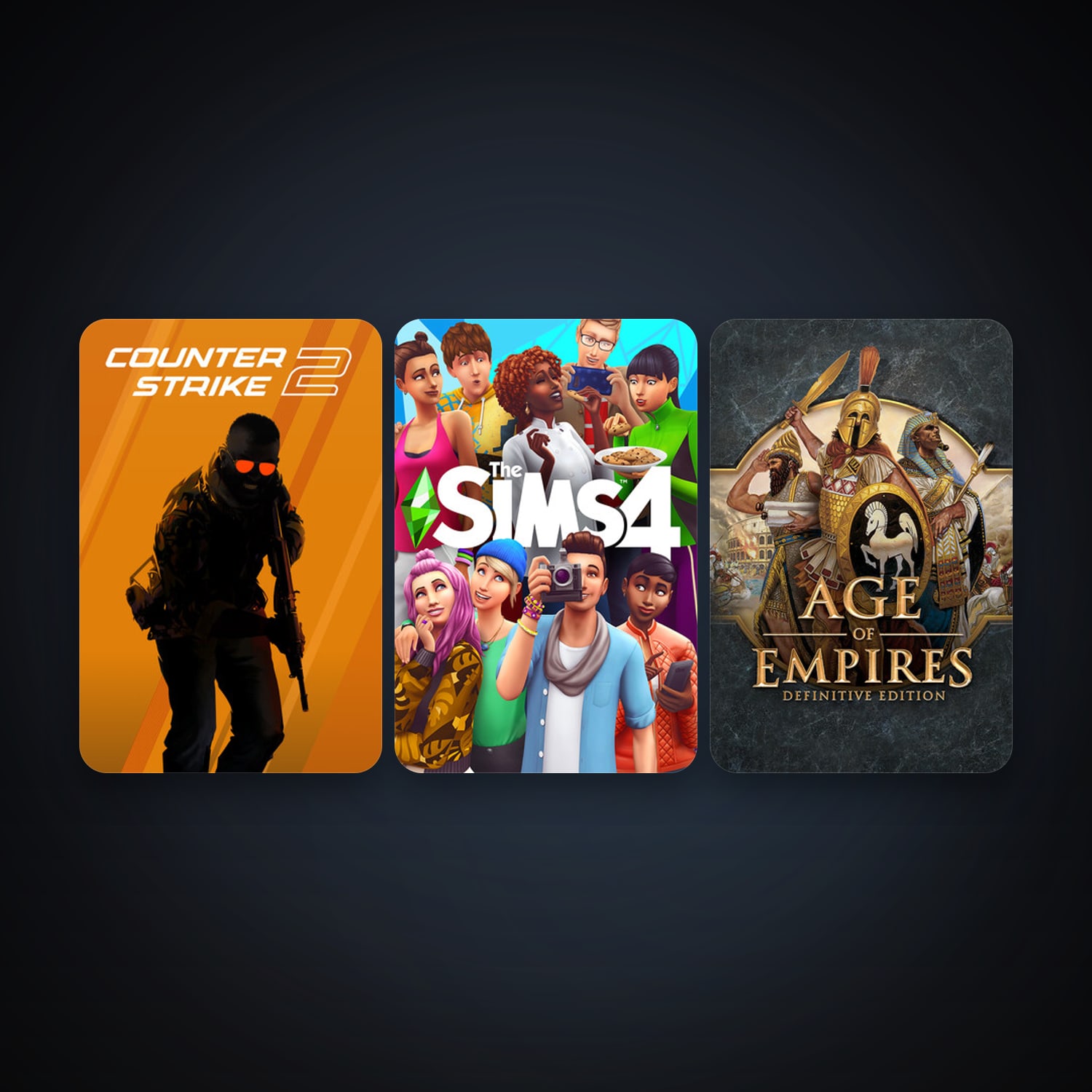 CS2 Prime + Age of Empires: Definitive Edition, 5 games, clean — HabibiAccounts