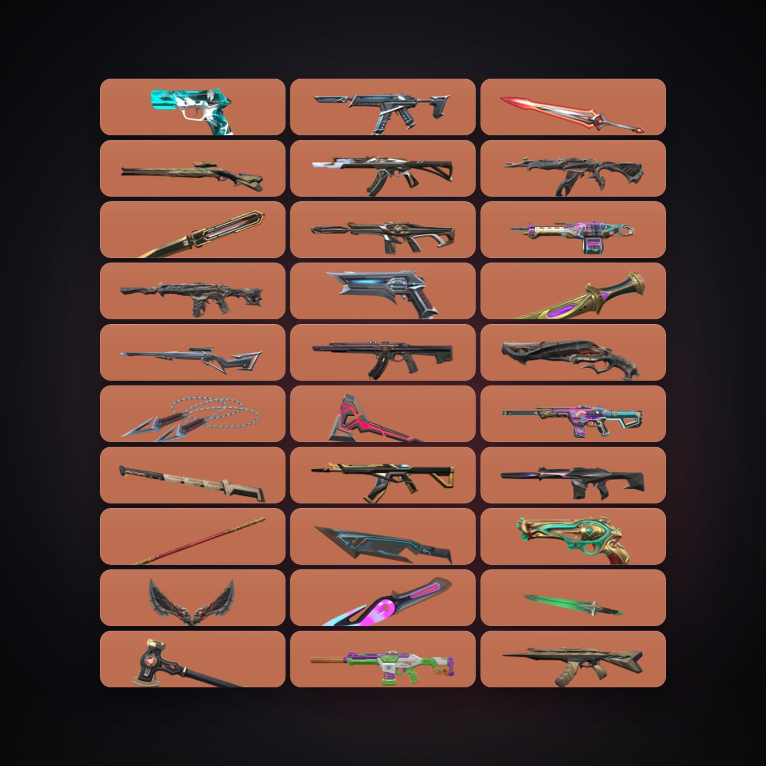 EU Plat 1 locker — 16 knives, 194 skins, lvl 351 — HabibiAccounts