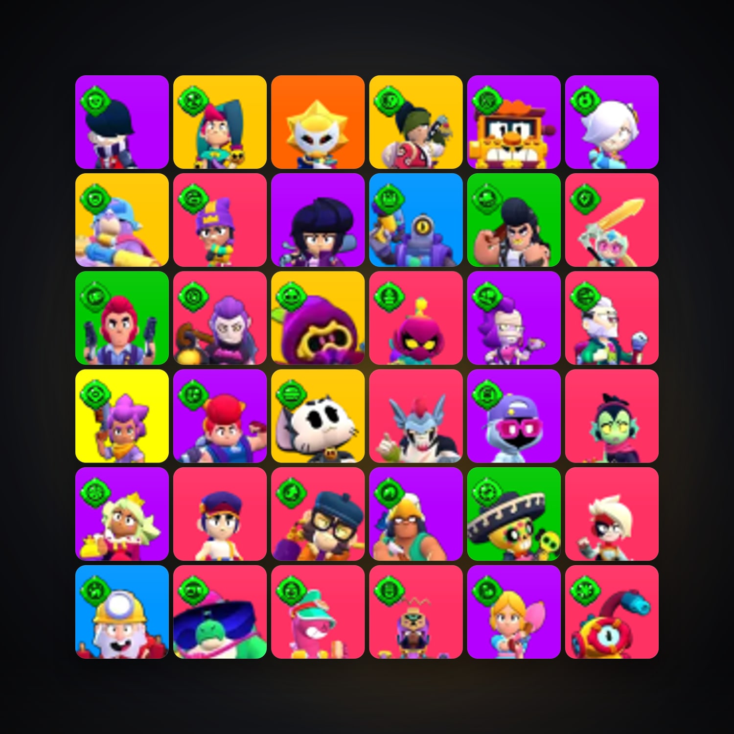 106 Brawlers | 107.4K Trophies — Supercell Account — HabibiAccounts