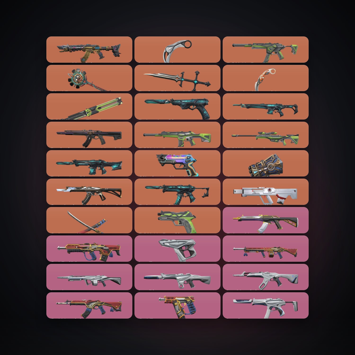 AP Gold 2 locker — 7 knives, 88 skins, lvl 121 — HabibiAccounts