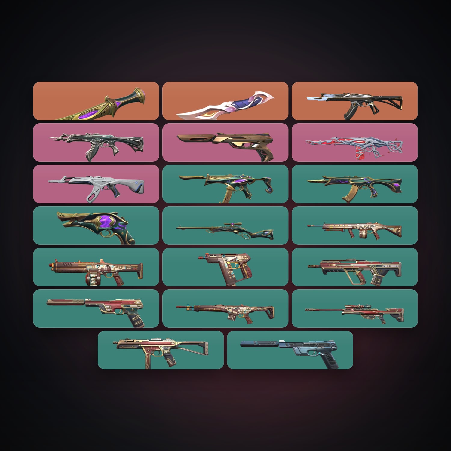 LA locker — 2 knives, 20 skins, lvl 80 — HabibiAccounts