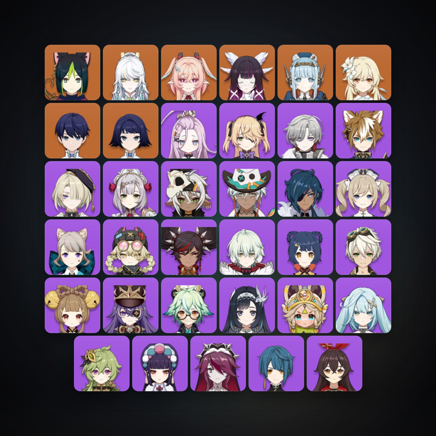 Genshin Impact | AR 54 | 37 Chars | 5× 5★ — HabibiAccounts