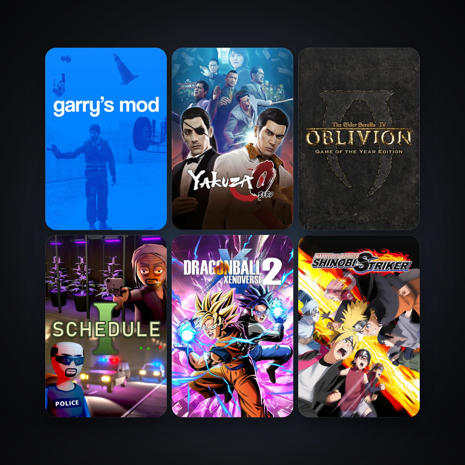 Garry's Mod + The Elder Scrolls IV: Oblivion Game of the Year Edition, 87 games, clean — HabibiAccounts