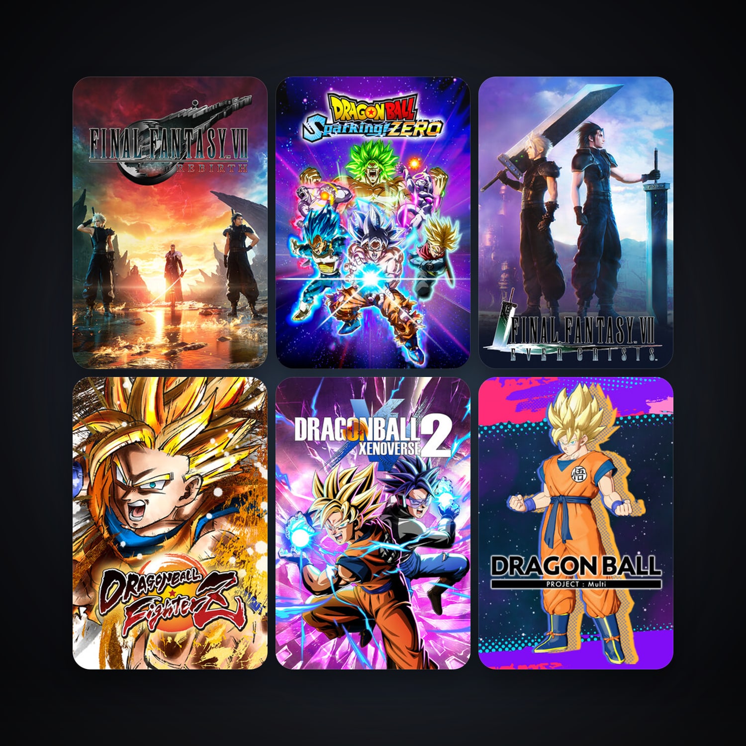 FINAL FANTASY VII + Batman: Arkham Knight, 34 games, clean — HabibiAccounts