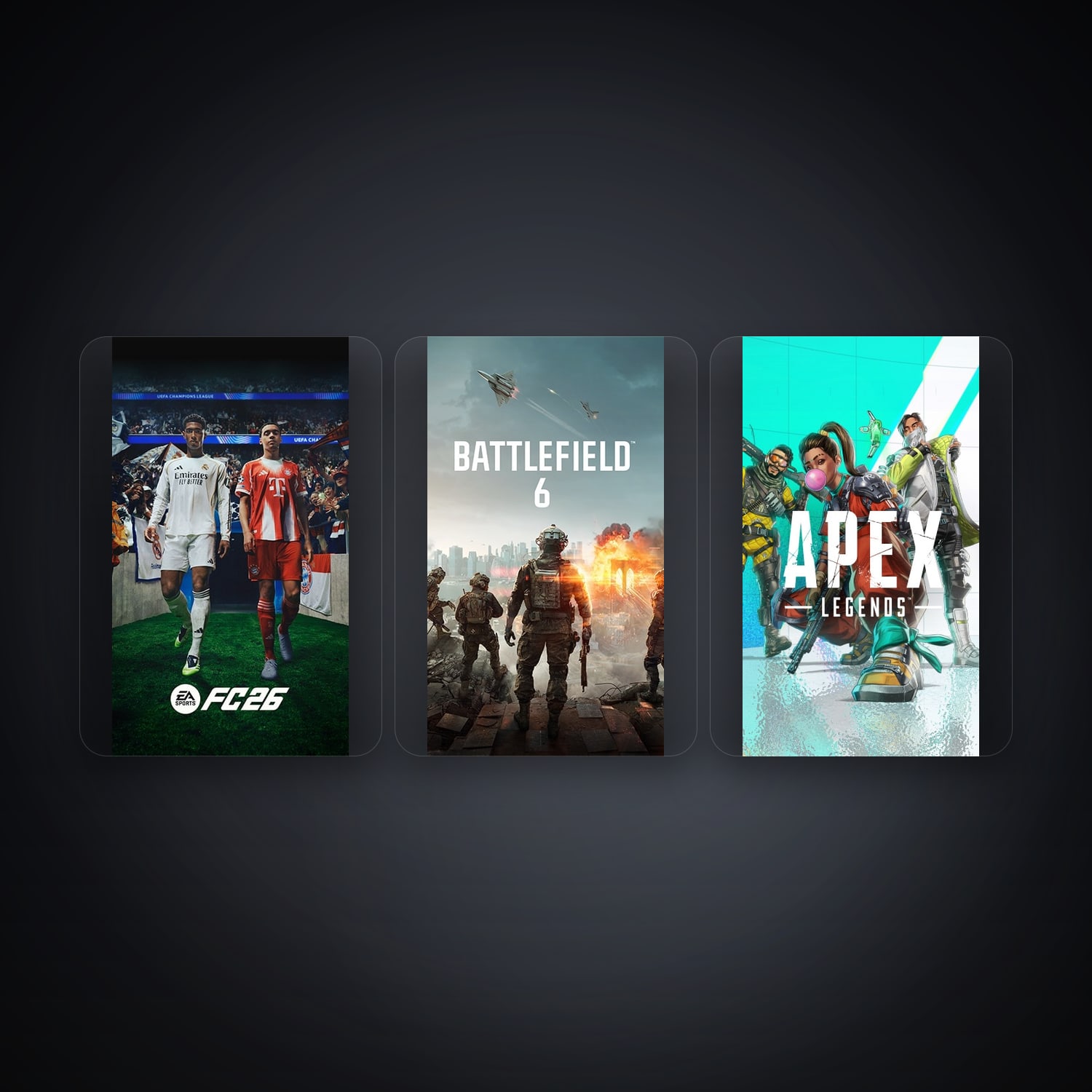 EA Battlefield 1 + EA SPORTS FC 26 — PL — 4 games — HabibiAccounts