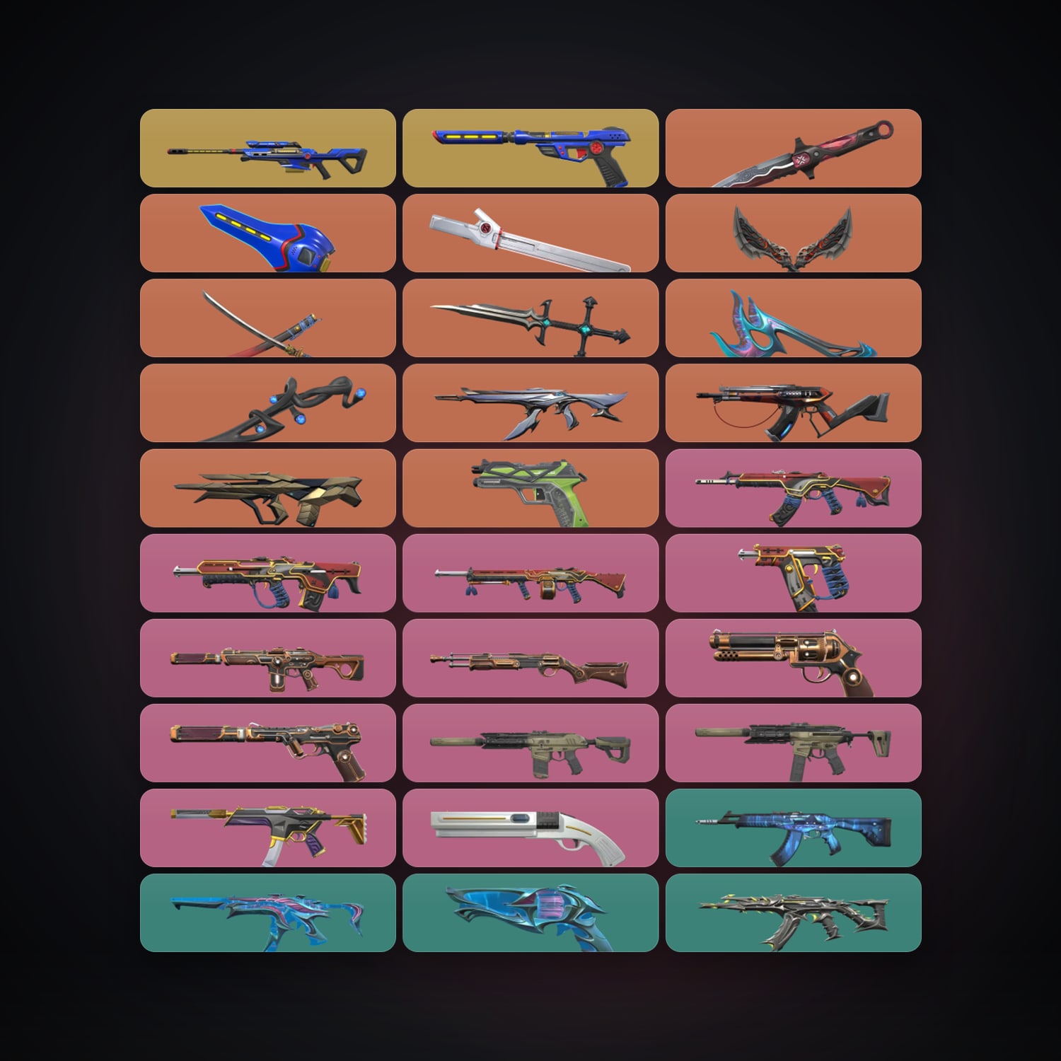 NA Silver 2 locker — 8 knives, 52 skins, lvl 50 — HabibiAccounts