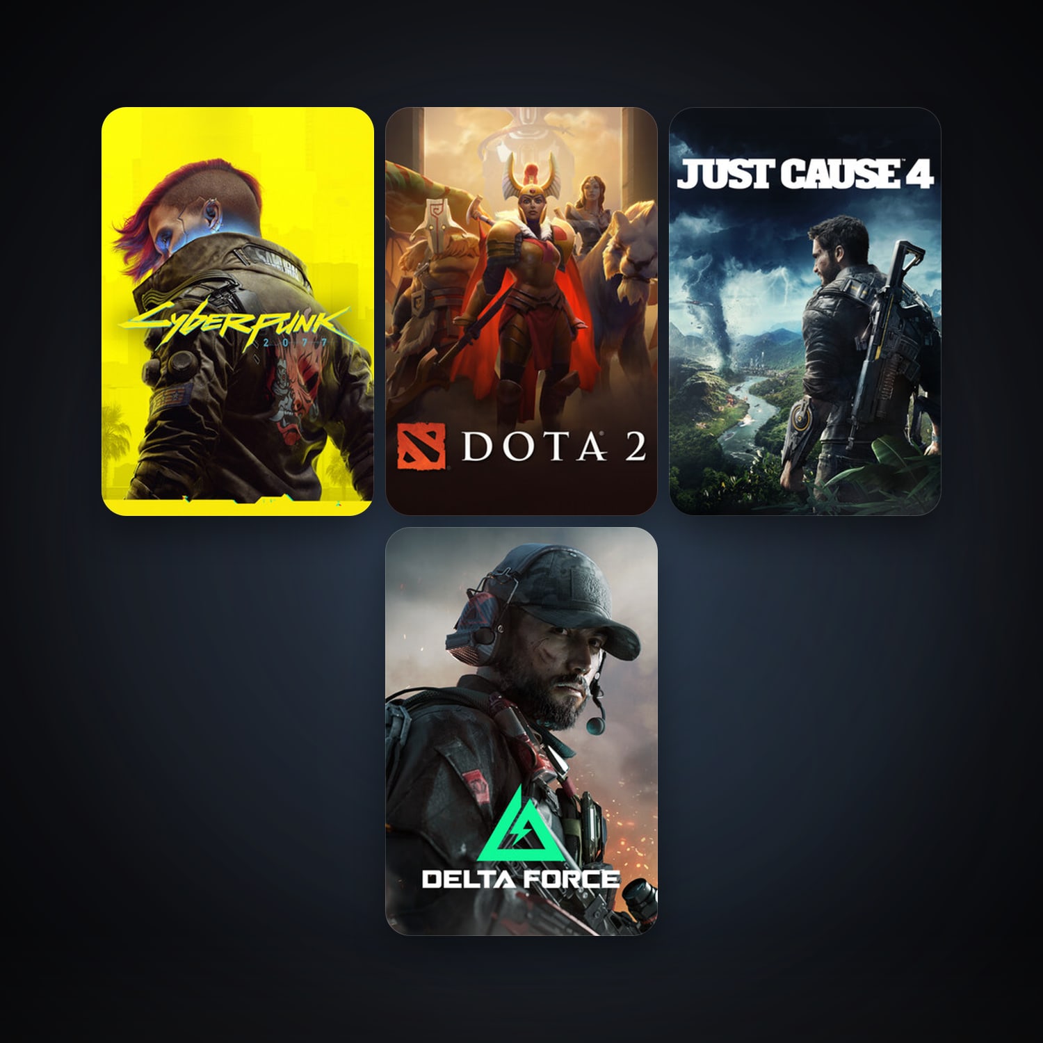 Dota 2 + Just Cause 4, 8 games, clean — HabibiAccounts