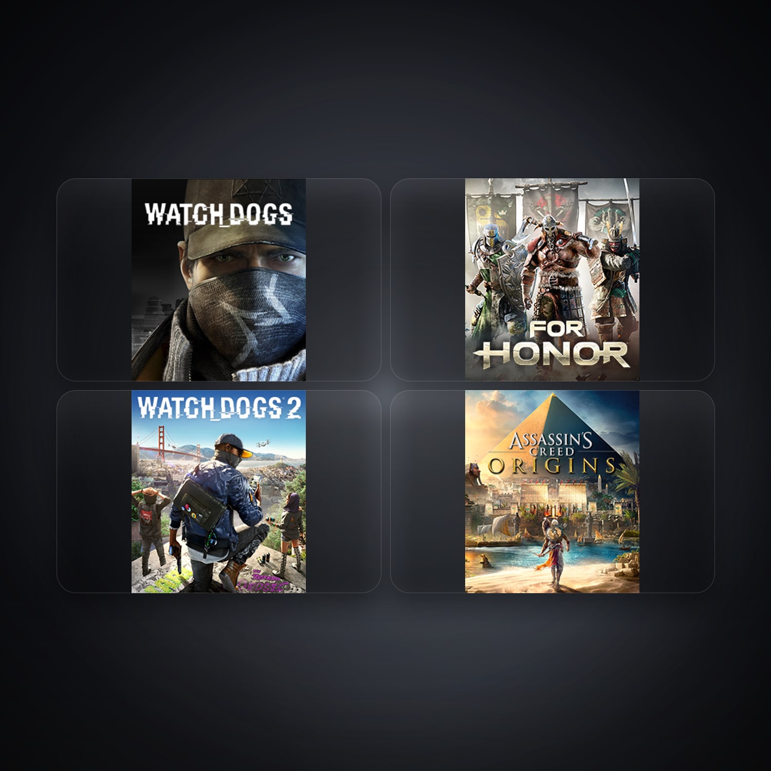 Ubisoft Watch_Dogs + For Honor — ES — 5 games — HabibiAccounts