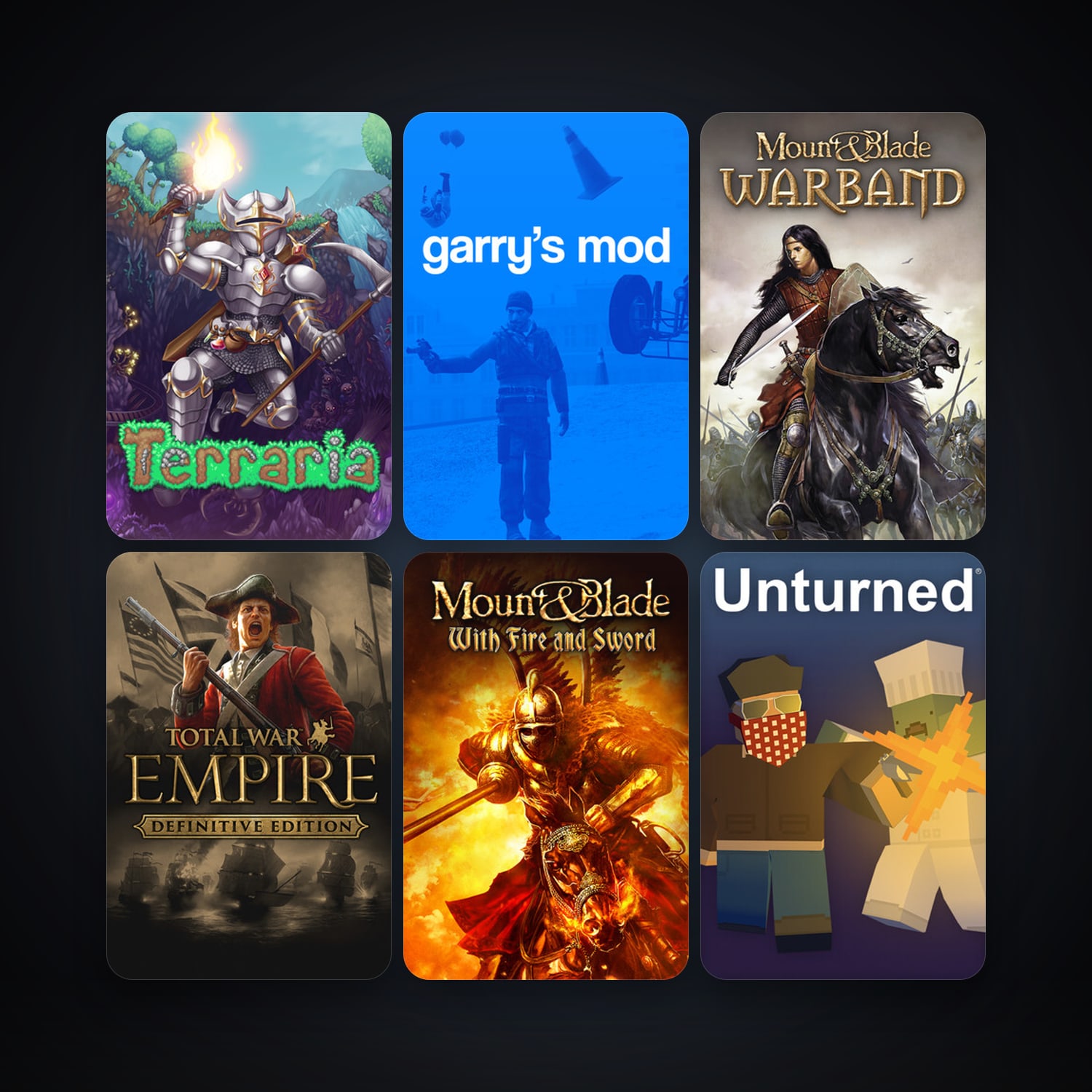 Garry's Mod + Call of Duty: World at War, 18 games, clean — HabibiAccounts
