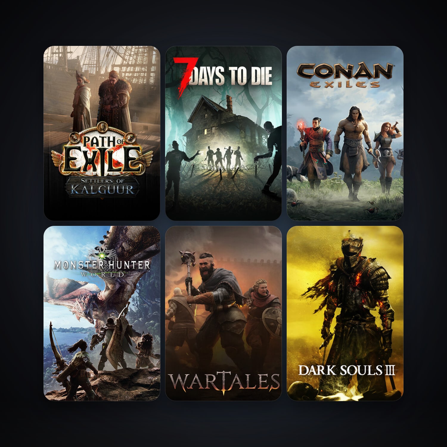 Path of Exile + 7 Days to Die, 37 games, clean — HabibiAccounts