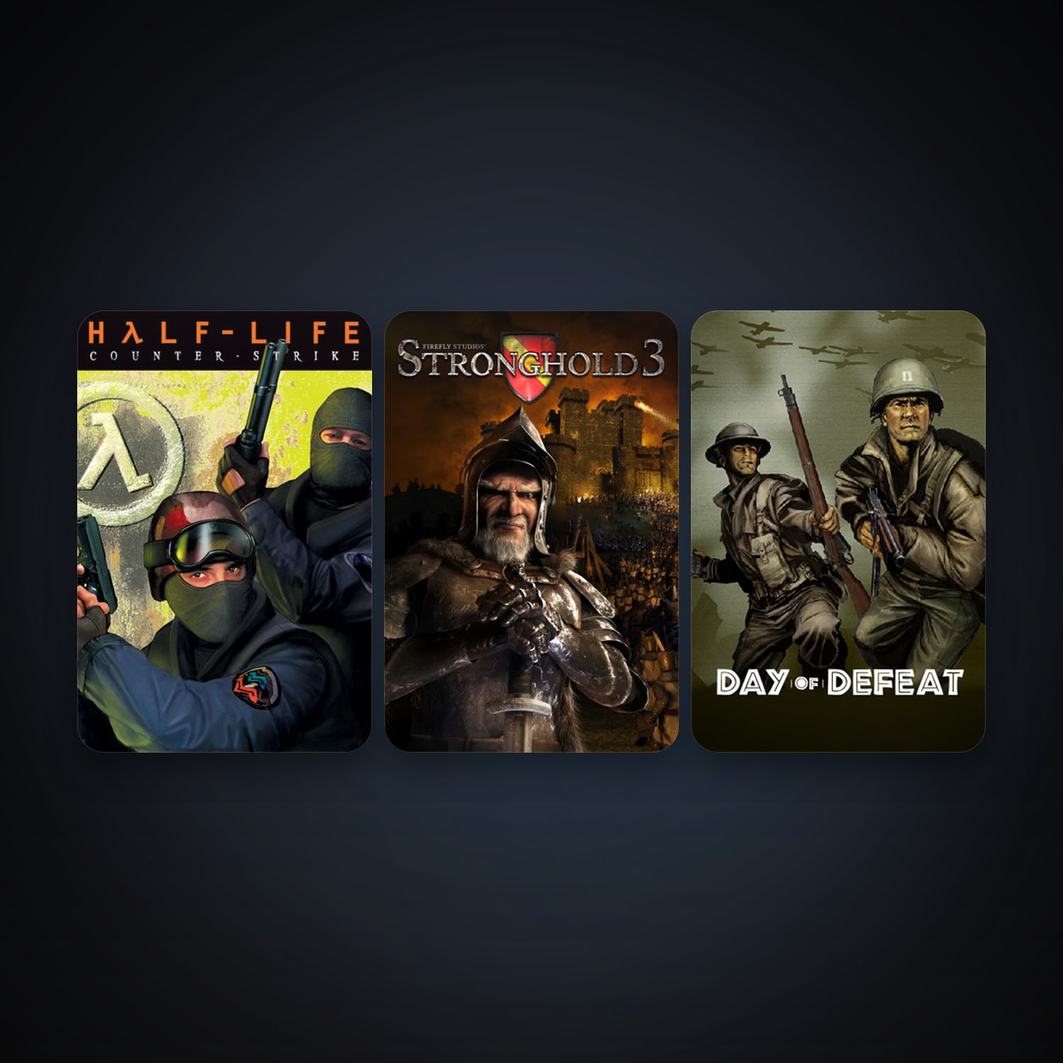 Counter-Strike + Day of Defeat, 9 games, clean — HabibiAccounts
