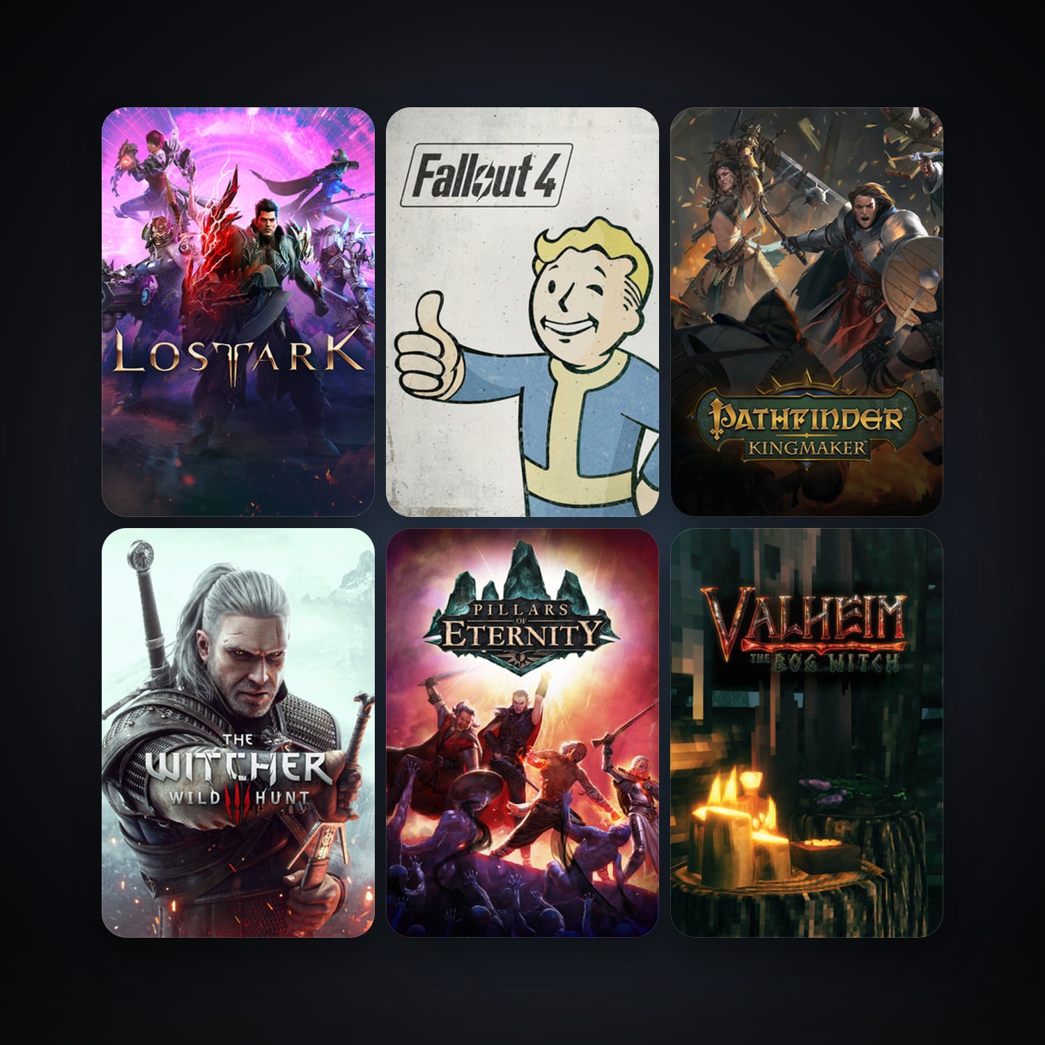 Path of Exile + Pillars of Eternity, 76 games, clean — HabibiAccounts