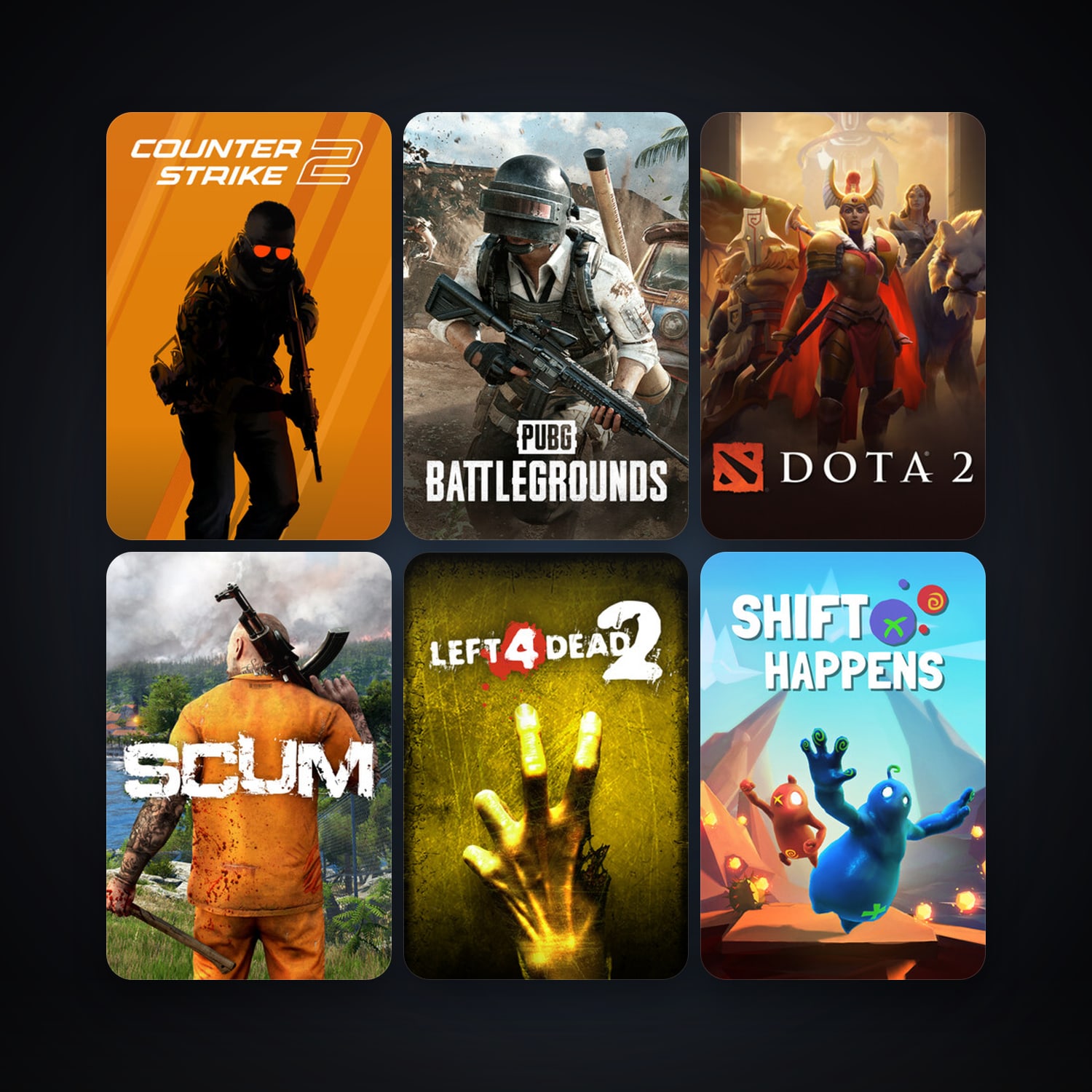 Left 4 Dead 2 + Dota 2, 11 games, clean — HabibiAccounts