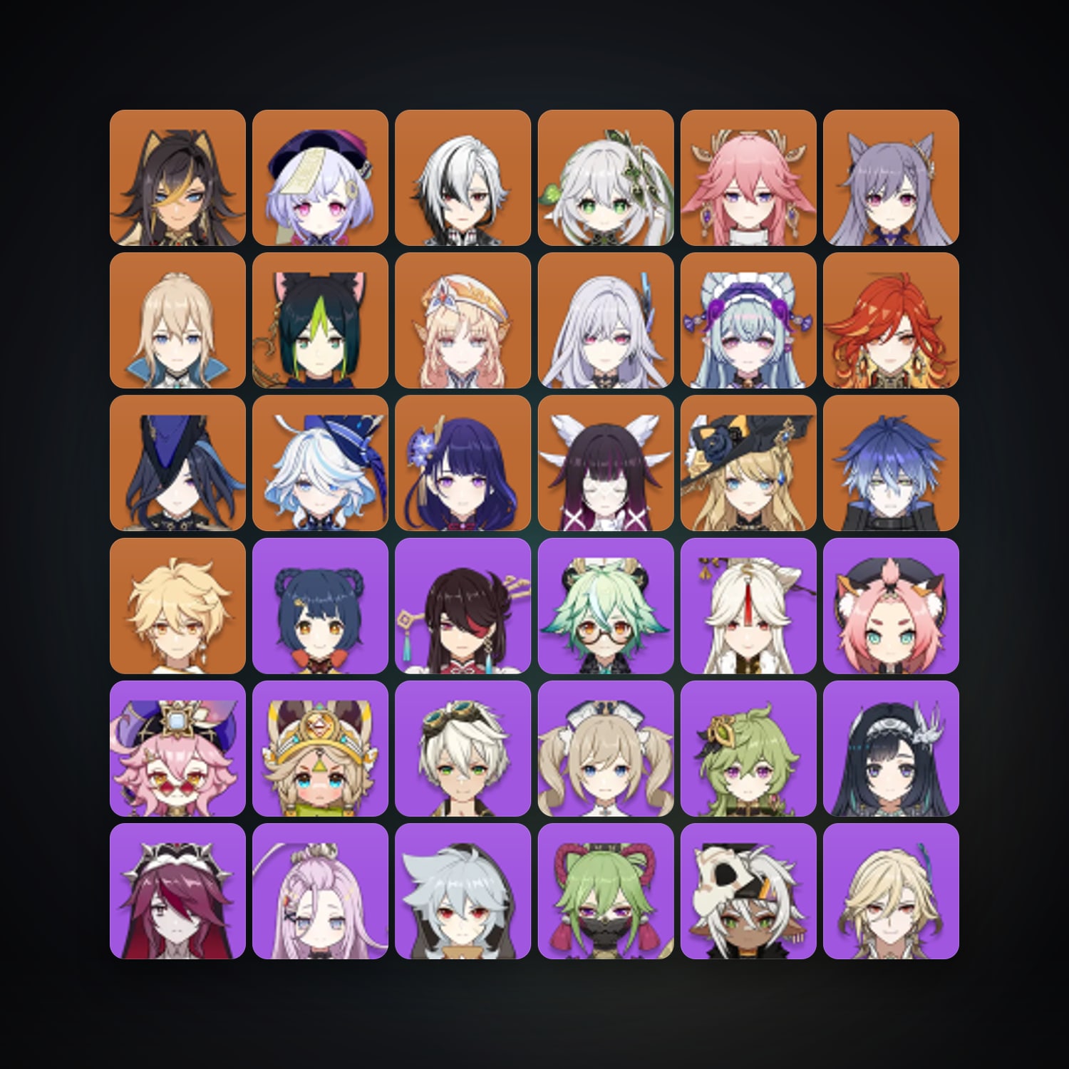Genshin Impact | AR 58 | 68 Chars | 18× 5★ — Genshin / miHoYo Account — HabibiAccounts
