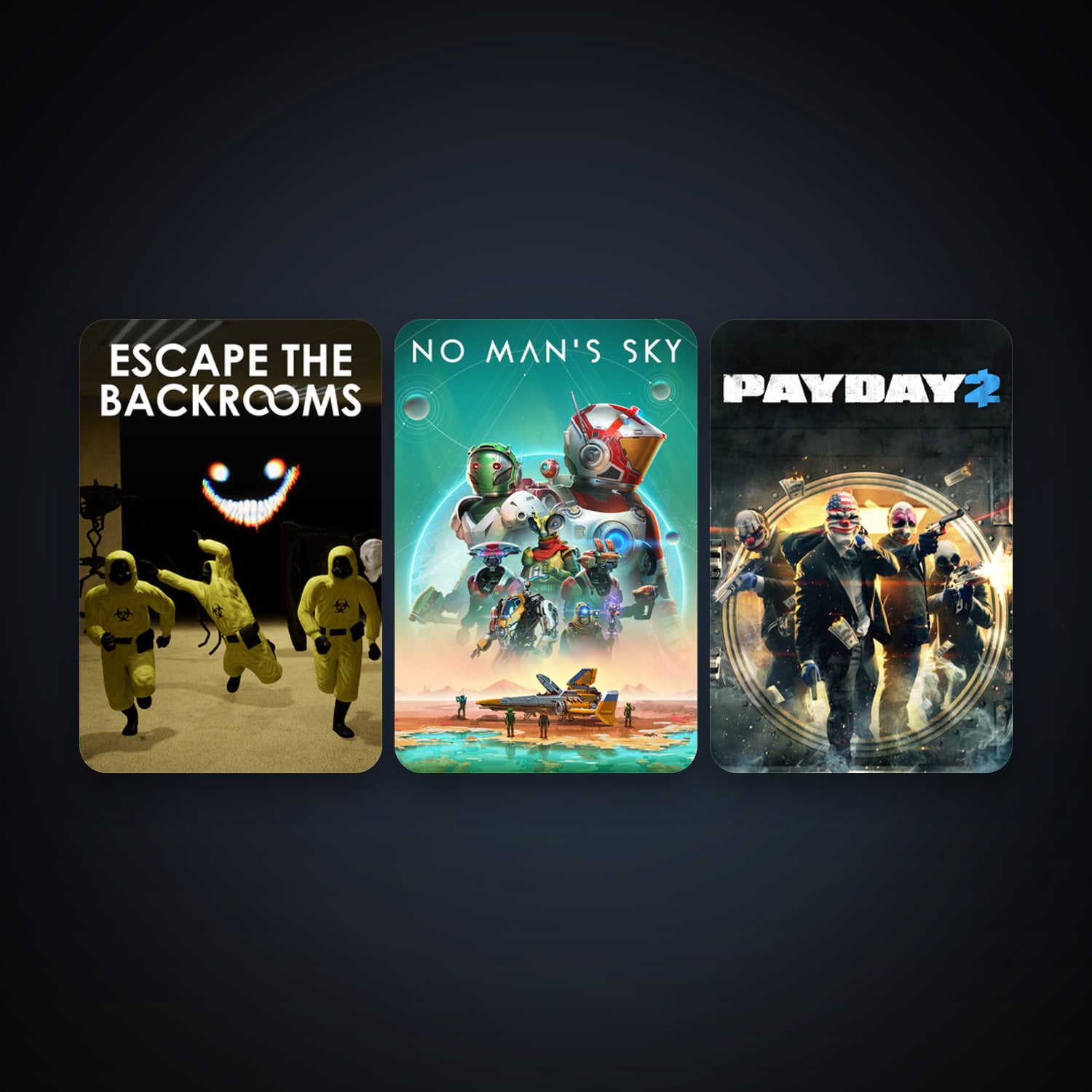 PAYDAY 2 + No Man's Sky, 4 games, clean — HabibiAccounts