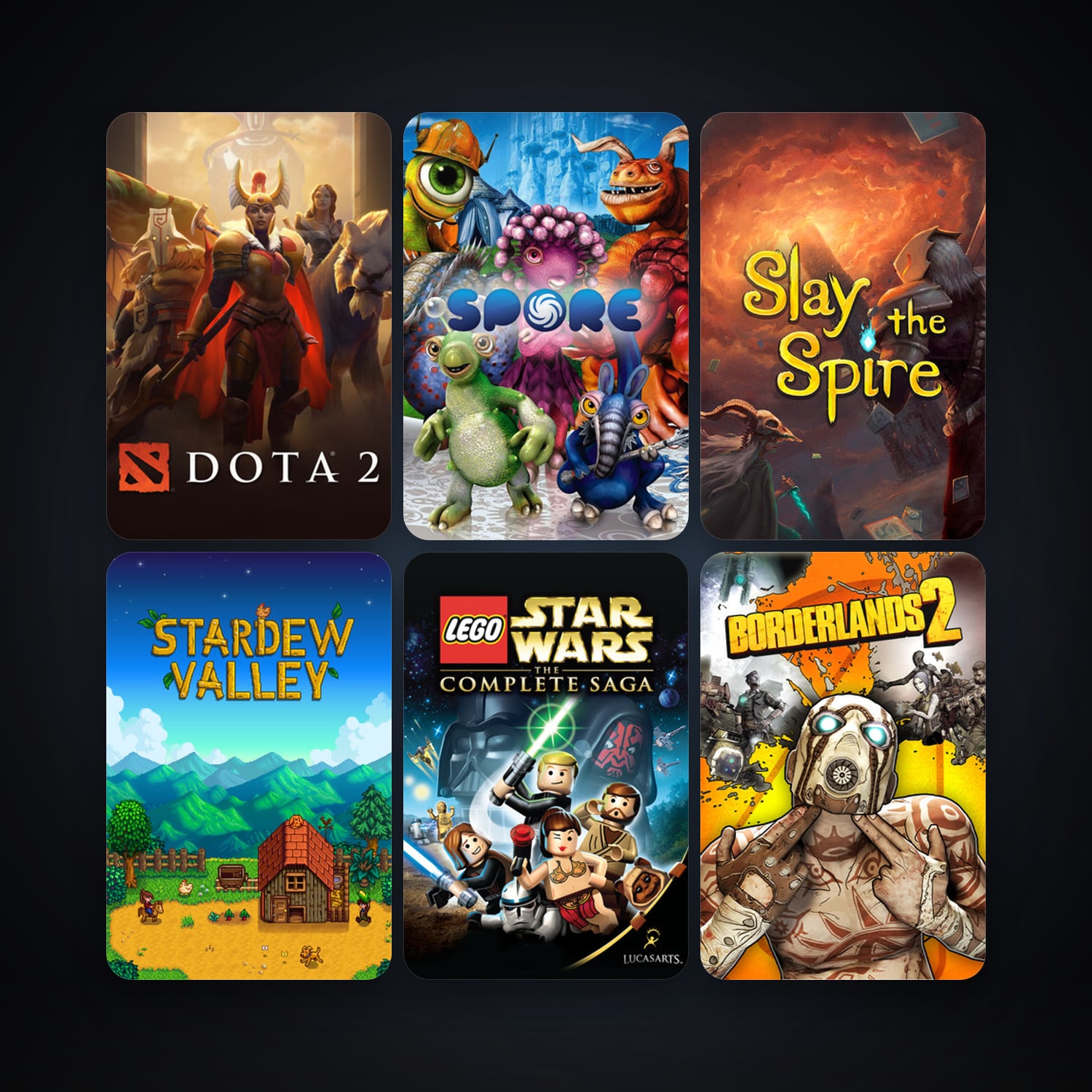 Dota 2 + SPORE, 222 games, Steam 15, clean — HabibiAccounts