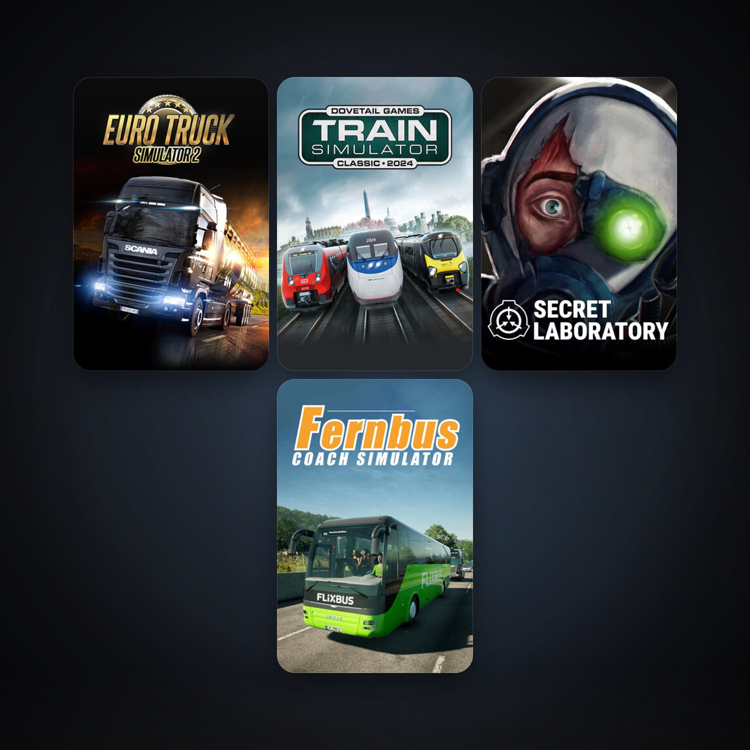 Free CS2 (No Prime) + Train Simulator Classic, 12 games, clean — HabibiAccounts