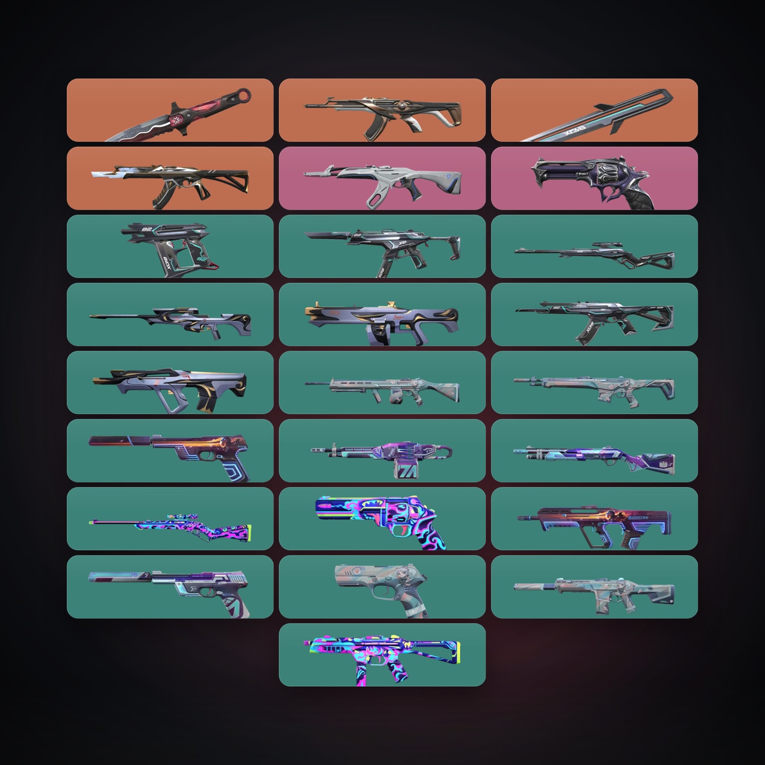 EU Plat 3 locker — 2 knives, 27 skins, lvl 60 — HabibiAccounts