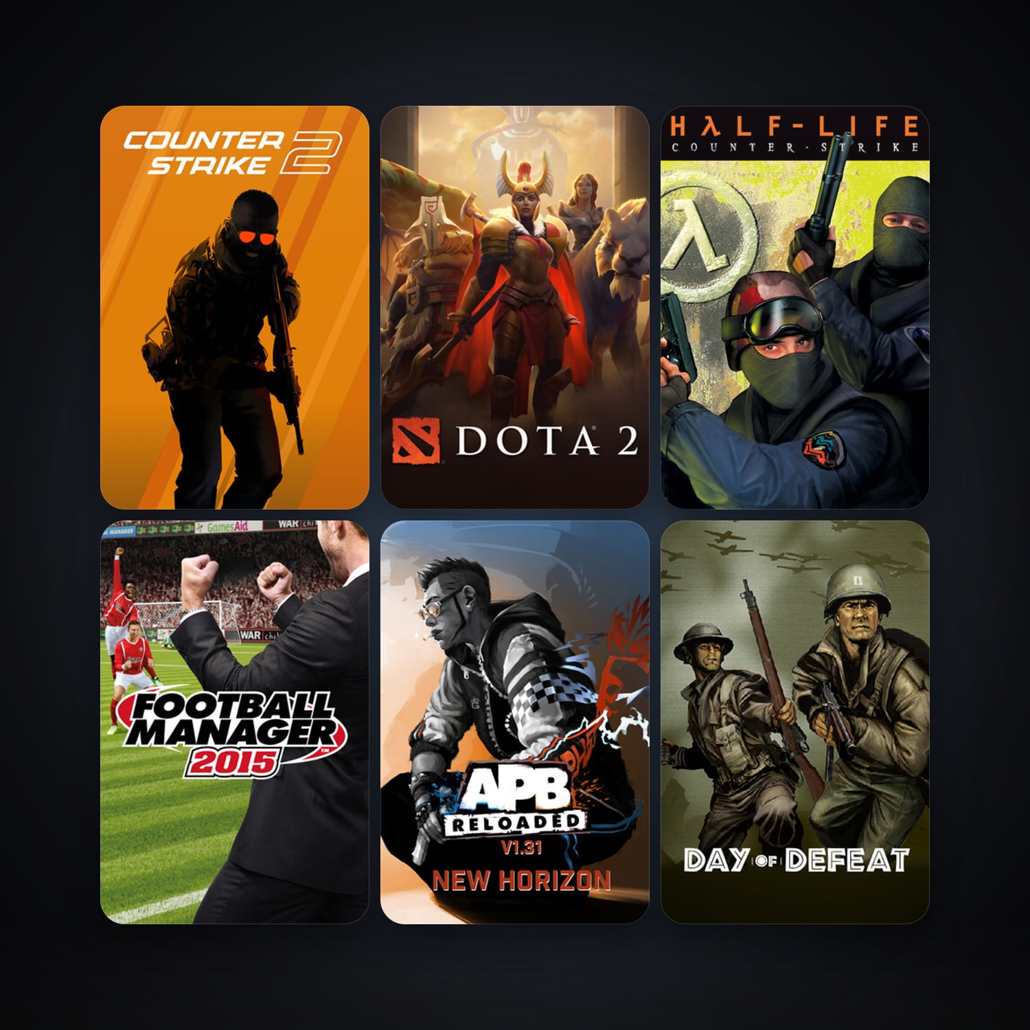هالحساب ستيم فلين، Counter-Strike وDay of Defeat، 18 لعبة، لفل 12، صامد واضح — HabibiAccounts