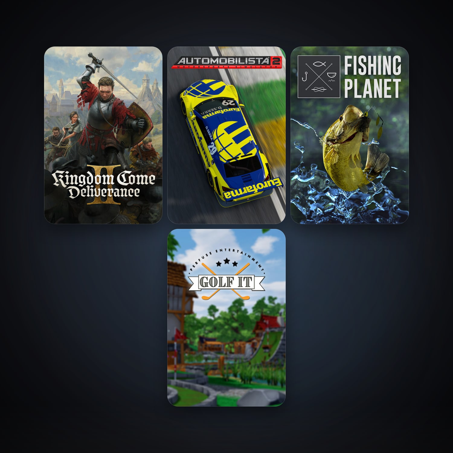 Fishing Planet + Governor of Poker 3, 17 games, clean — HabibiAccounts