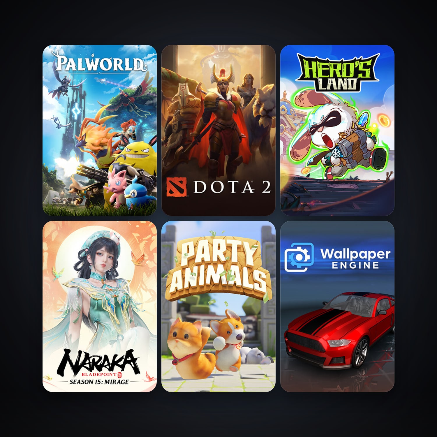 Dota 2 + Wallpaper Engine, 11 games, clean — HabibiAccounts