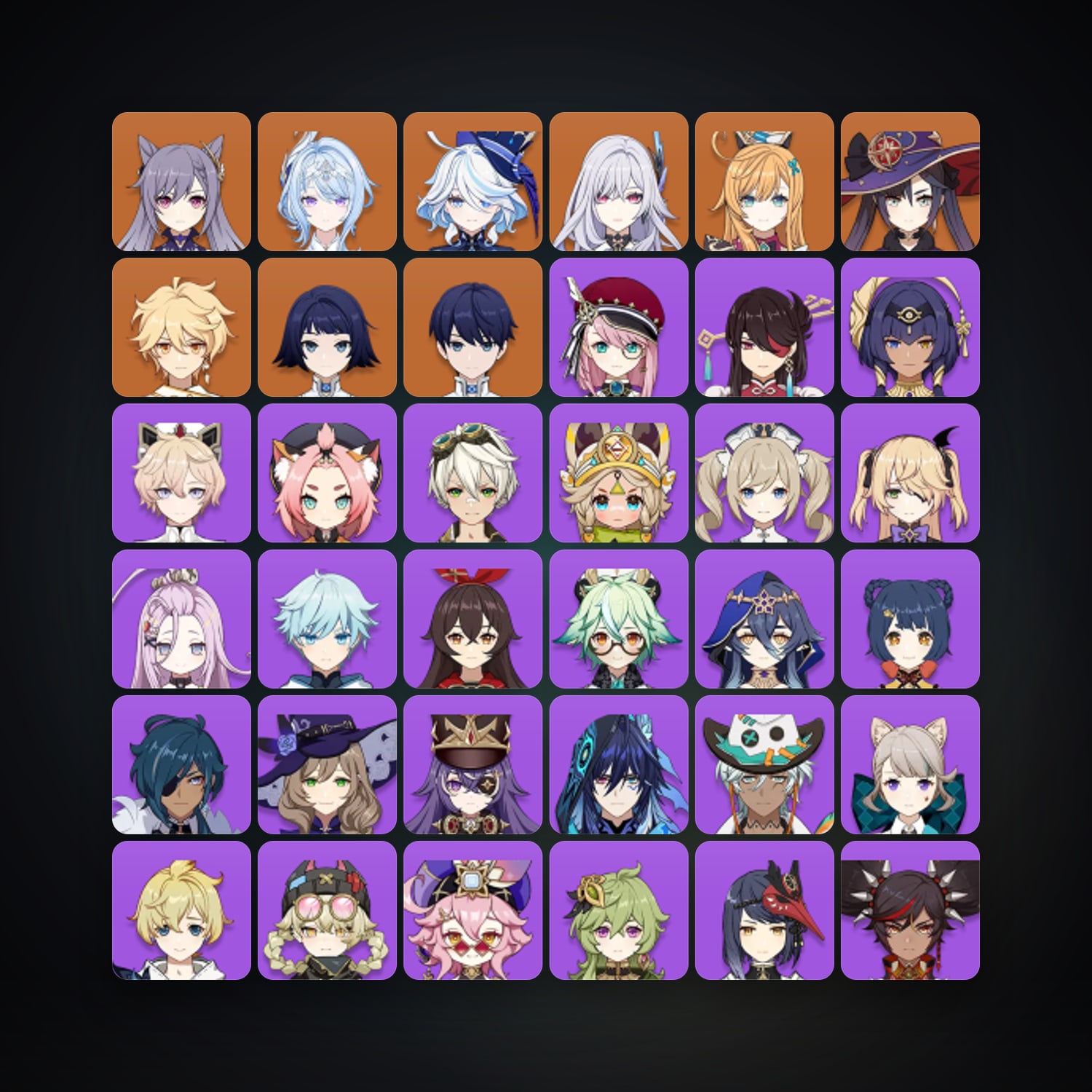Genshin Impact | AR 56 | 38 Chars | 6× 5★ — Genshin / miHoYo Account — HabibiAccounts