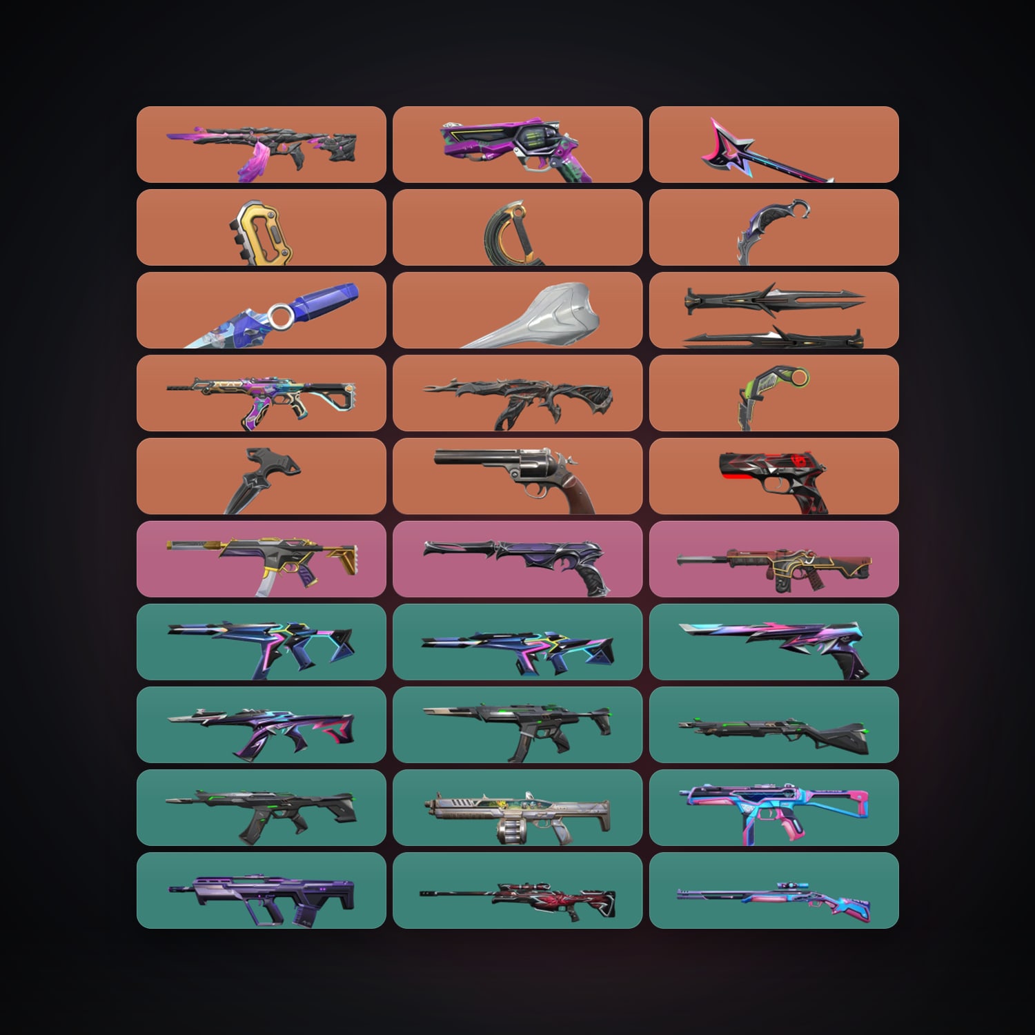 EU Plat 1 locker — 9 knives, 44 skins, lvl 56 — HabibiAccounts