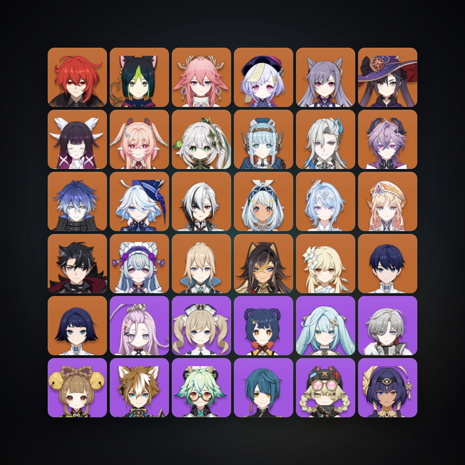جينشن إمباكت | AR 59 | 71 شخصية | 22× 5★ — HabibiAccounts