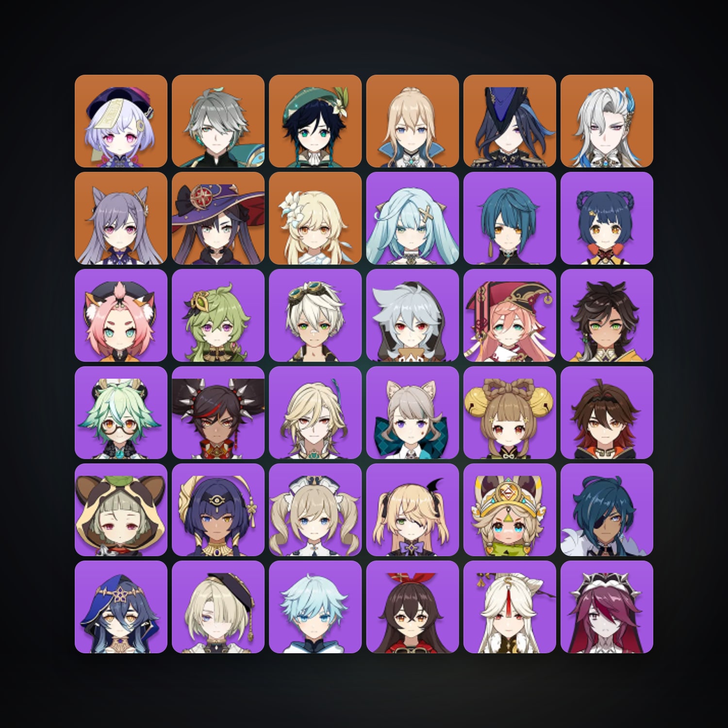 Genshin Impact | AR 50 | 46 Chars | 8× 5★ — HabibiAccounts