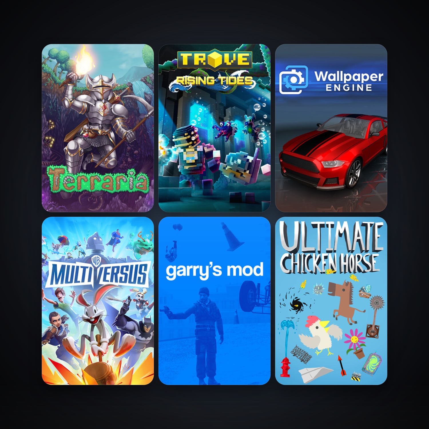 Garry's Mod + Terraria, 10 games, clean — HabibiAccounts