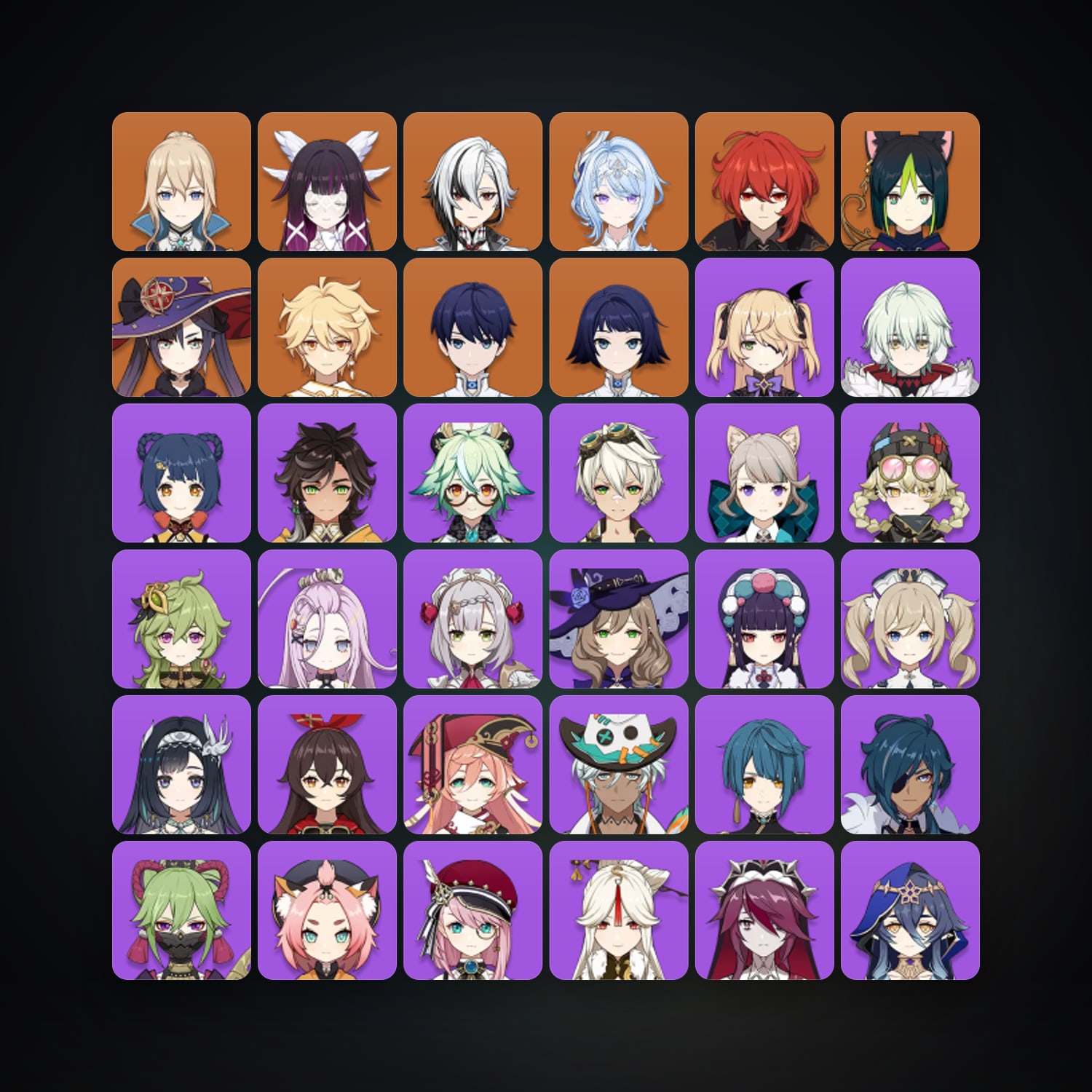 Genshin Impact | AR 57 | 42 Chars | 7× 5★ — Genshin / miHoYo Account — HabibiAccounts