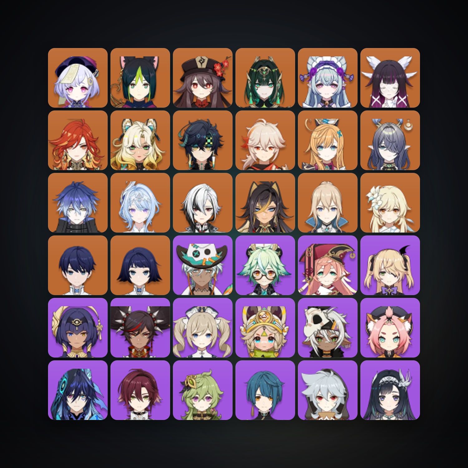 Genshin Impact | AR 58 | 63 Chars | 17× 5★ — Genshin / miHoYo Account — HabibiAccounts