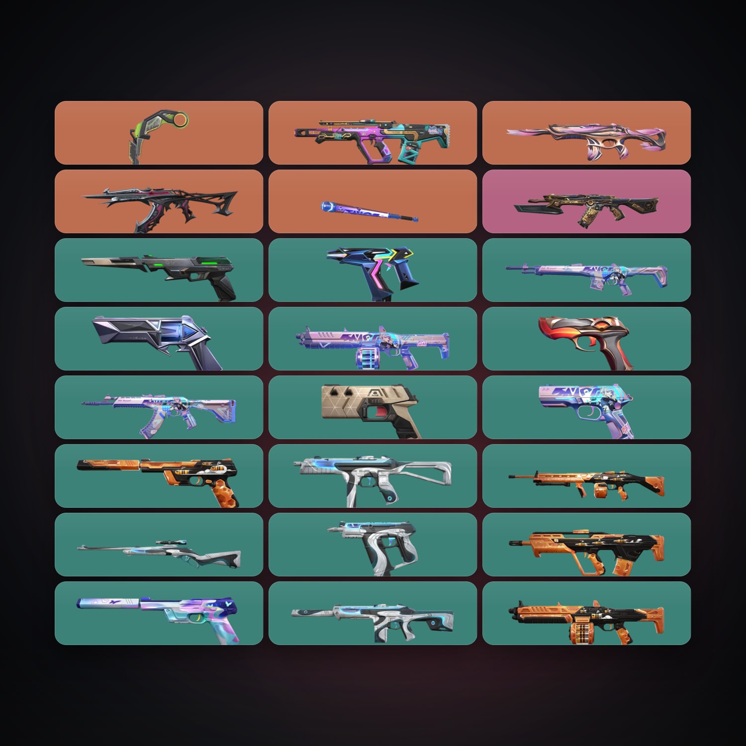 AP Silver 3 locker — 2 knives, 24 skins, lvl 141 — HabibiAccounts