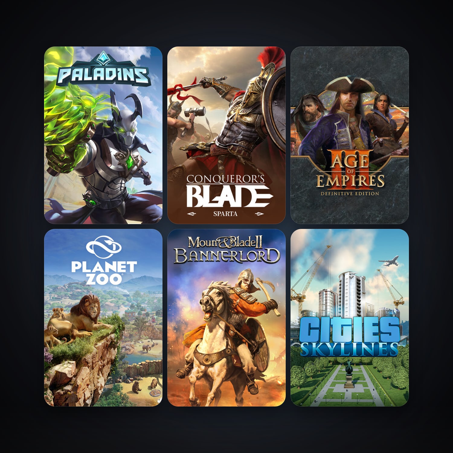 The Guild II Renaissance + Age of Empires III, 35 games, clean — HabibiAccounts