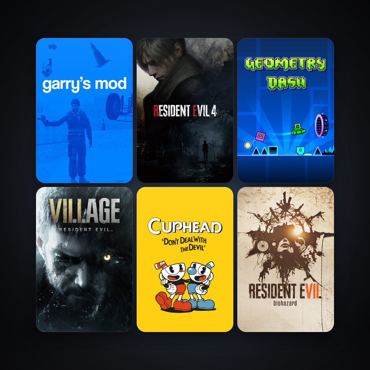Garry's Mod + Cuphead, 49 games, clean — HabibiAccounts