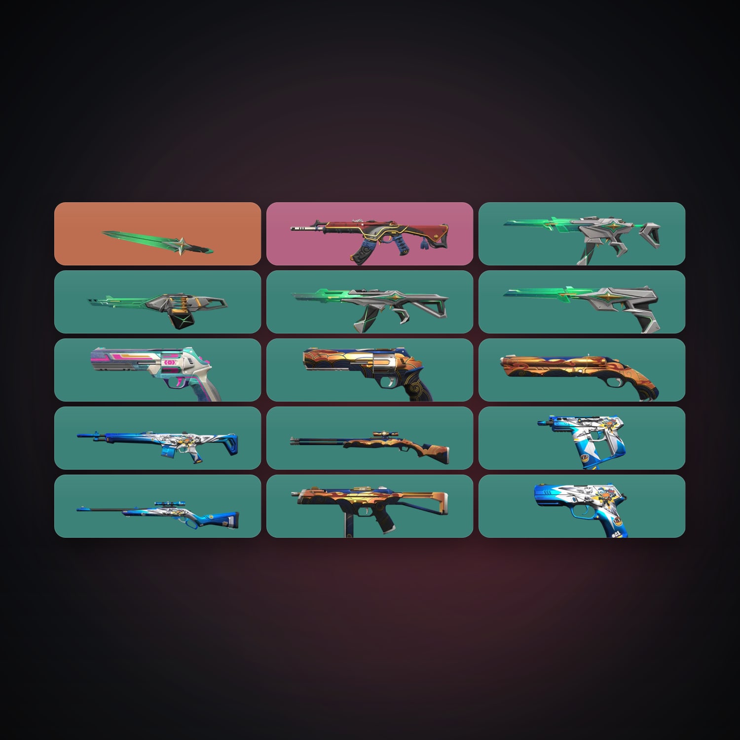 AP Gold 3 locker — 1 knives, 15 skins, lvl 56 — HabibiAccounts