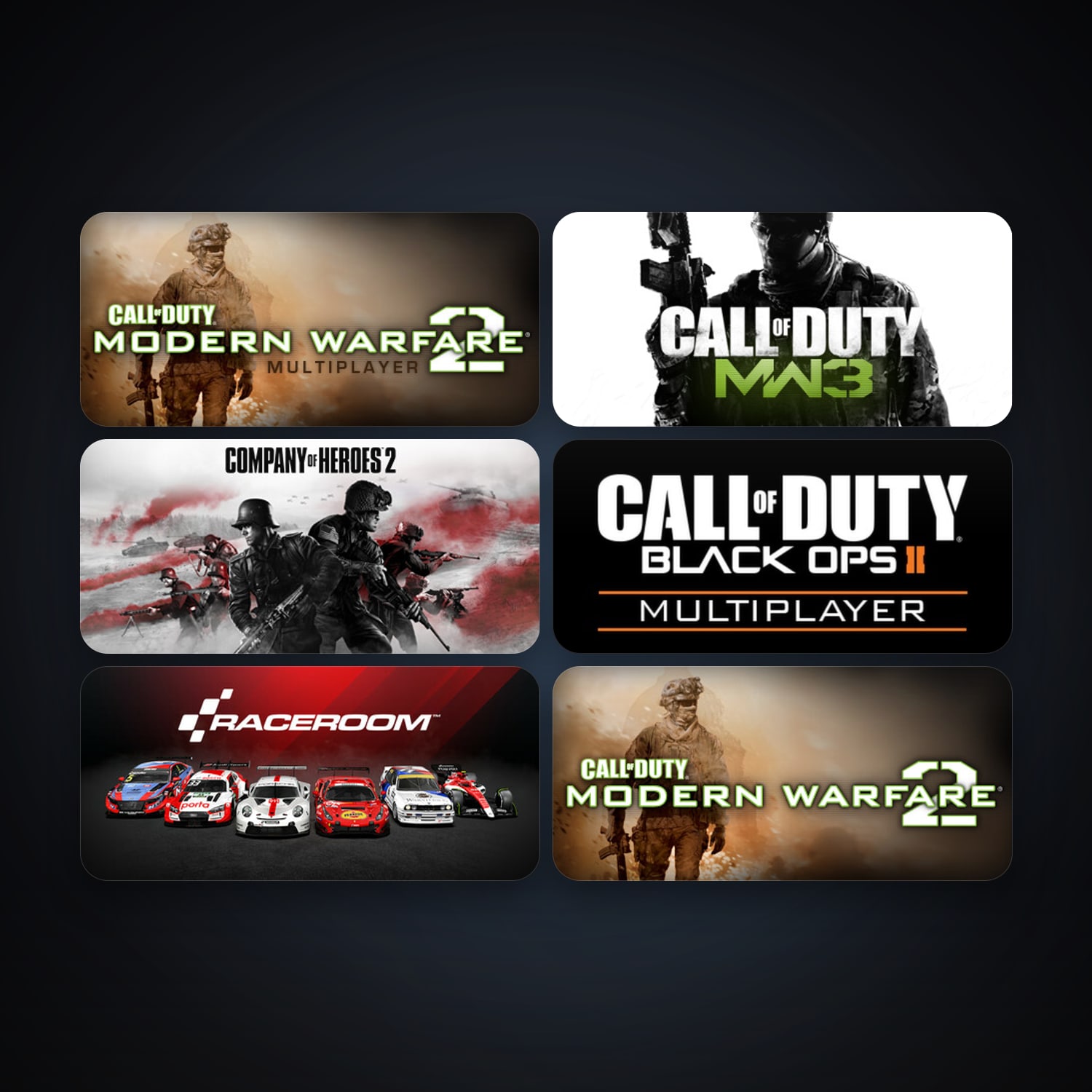 Call of Duty: Modern Warfare 2 (2009) + Call of Duty: Modern Warfare 2 - Multiplayer (2009), 27 games, clean — HabibiAccounts
