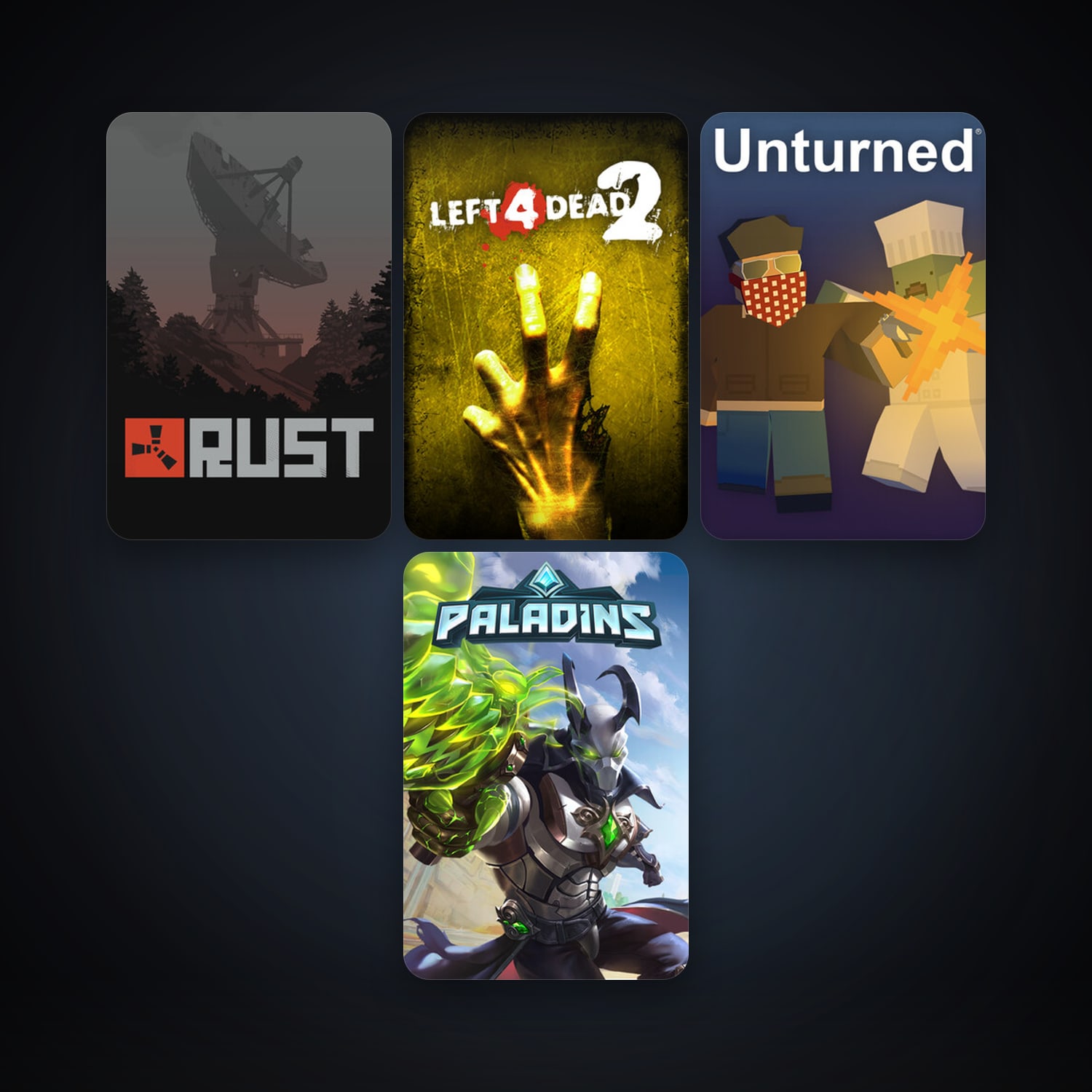 Left 4 Dead + Left 4 Dead 2, 16 games, clean — HabibiAccounts