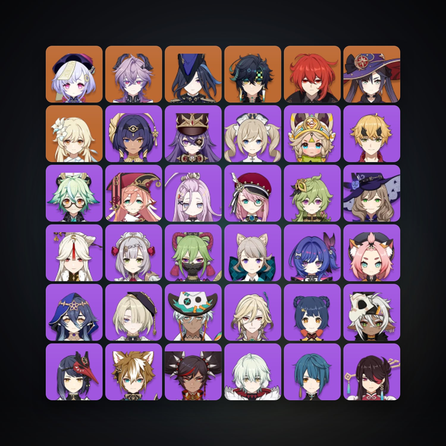 Genshin Impact | AR 47 | 39 Chars | 6× 5★ — Genshin / miHoYo Account — HabibiAccounts