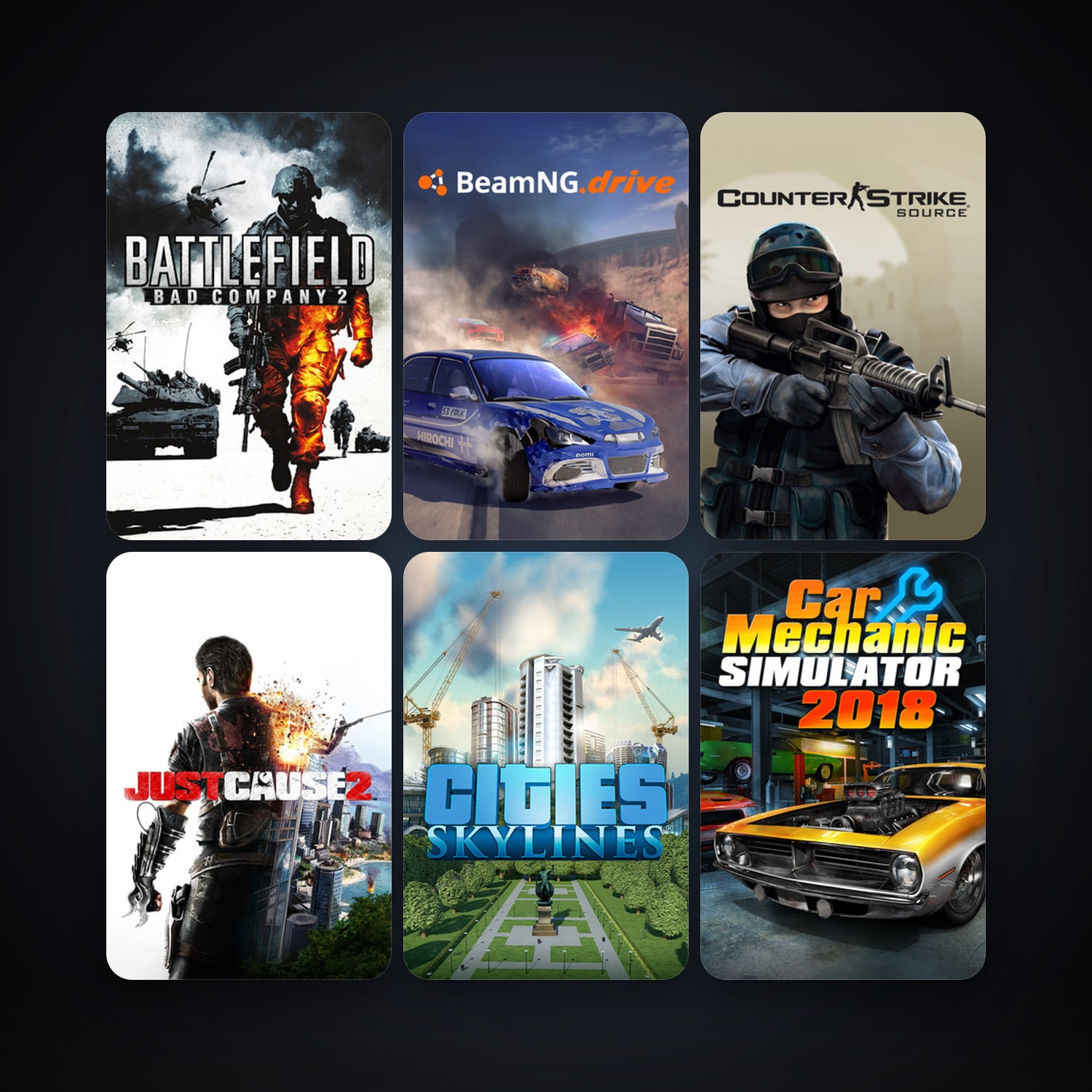 Counter-Strike + Team Fortress Classic, 105 games, Steam 11, clean — HabibiAccounts