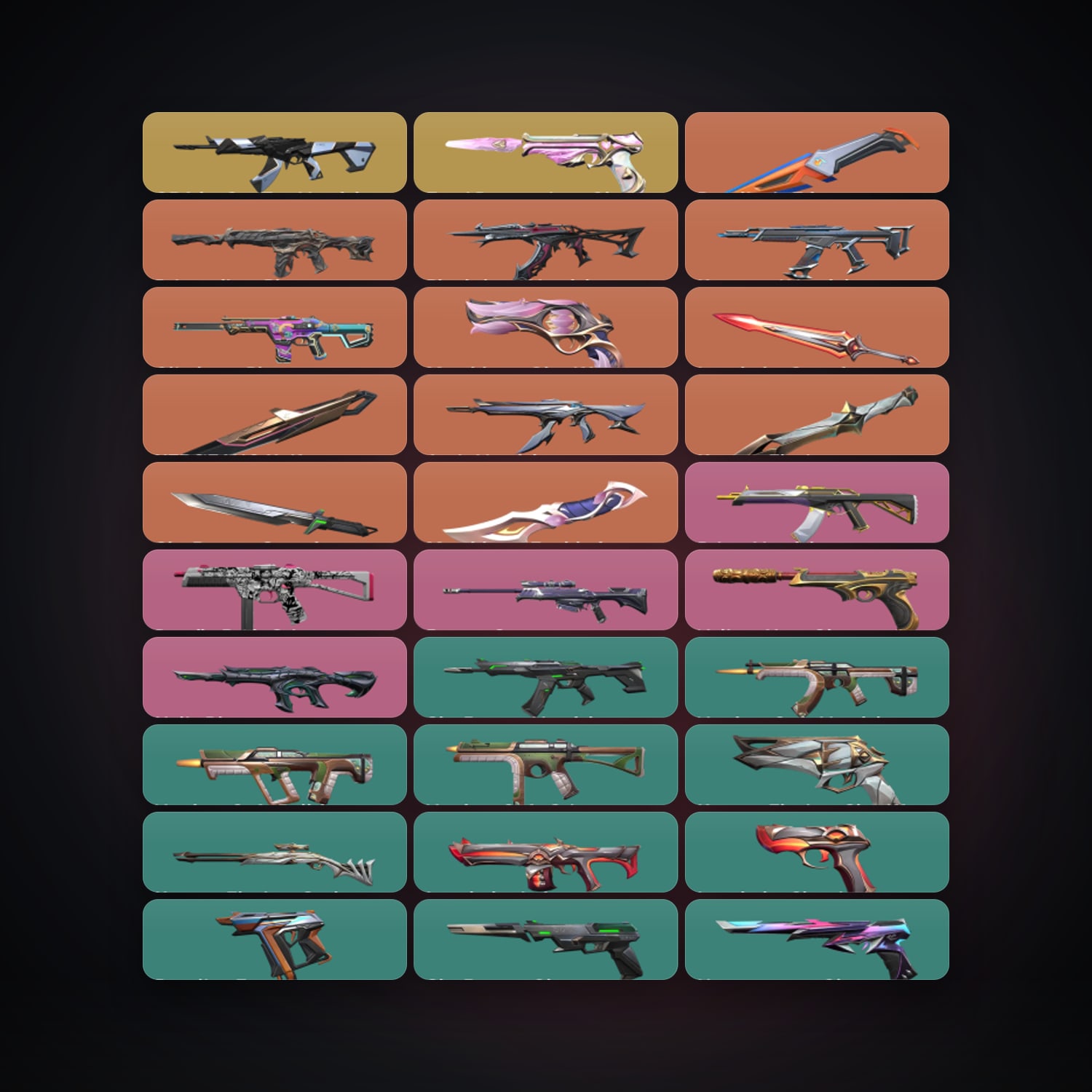 EU Gold 2 locker — 6 knives, 82 skins, lvl 185 — HabibiAccounts