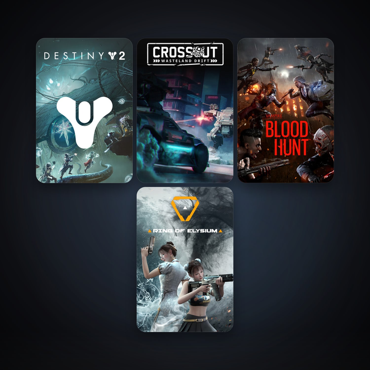 Crossout + Ring of Elysium, 6 games, clean — HabibiAccounts