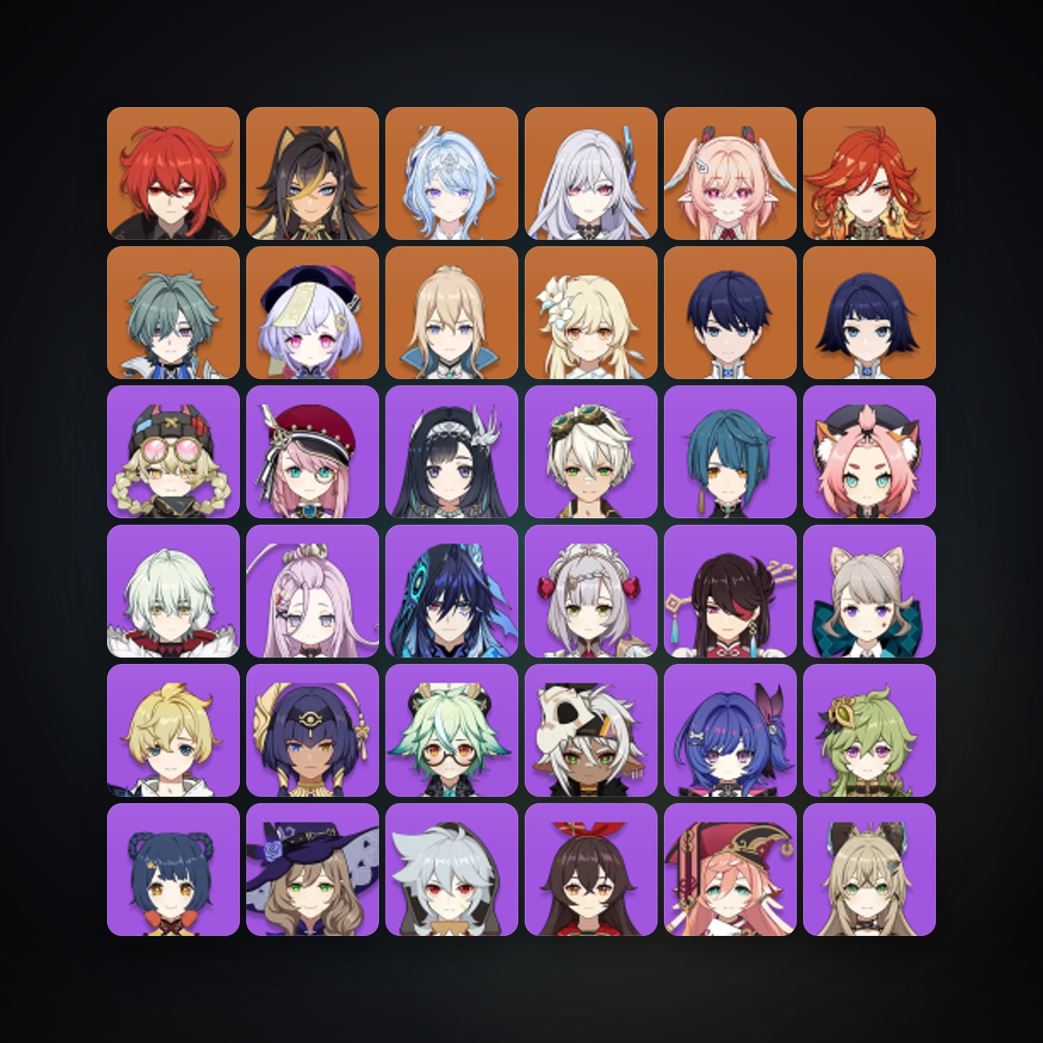 Genshin Impact | AR 56 | 49 Chars | 9× 5★ — Genshin / miHoYo Account — HabibiAccounts
