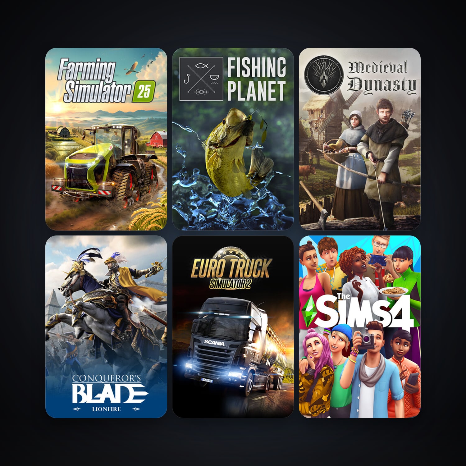 Euro Truck Simulator 2 + Mafia III, 35 games, Steam 10, clean — HabibiAccounts